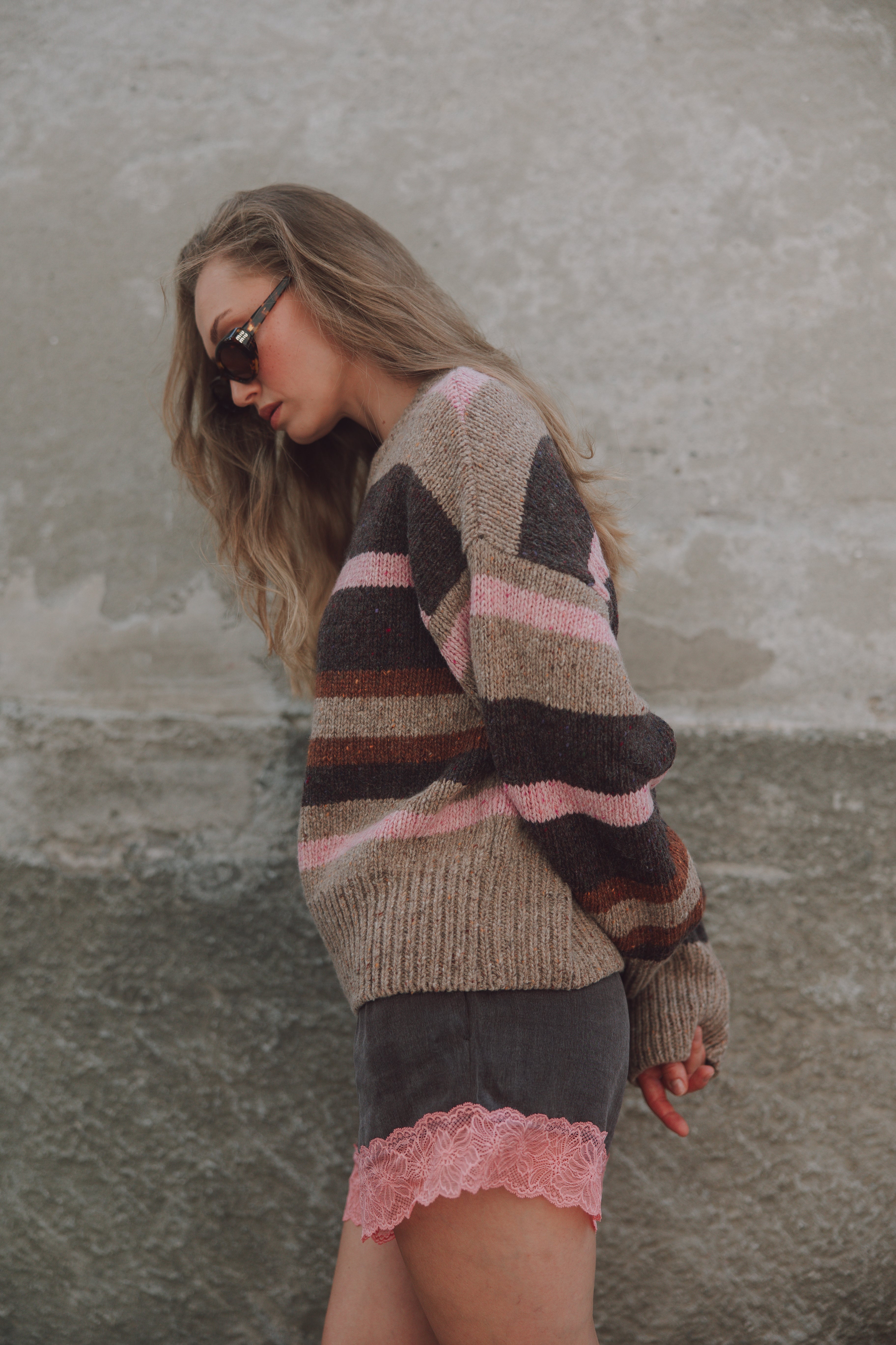 Shorts Dola Brown Pink - 3