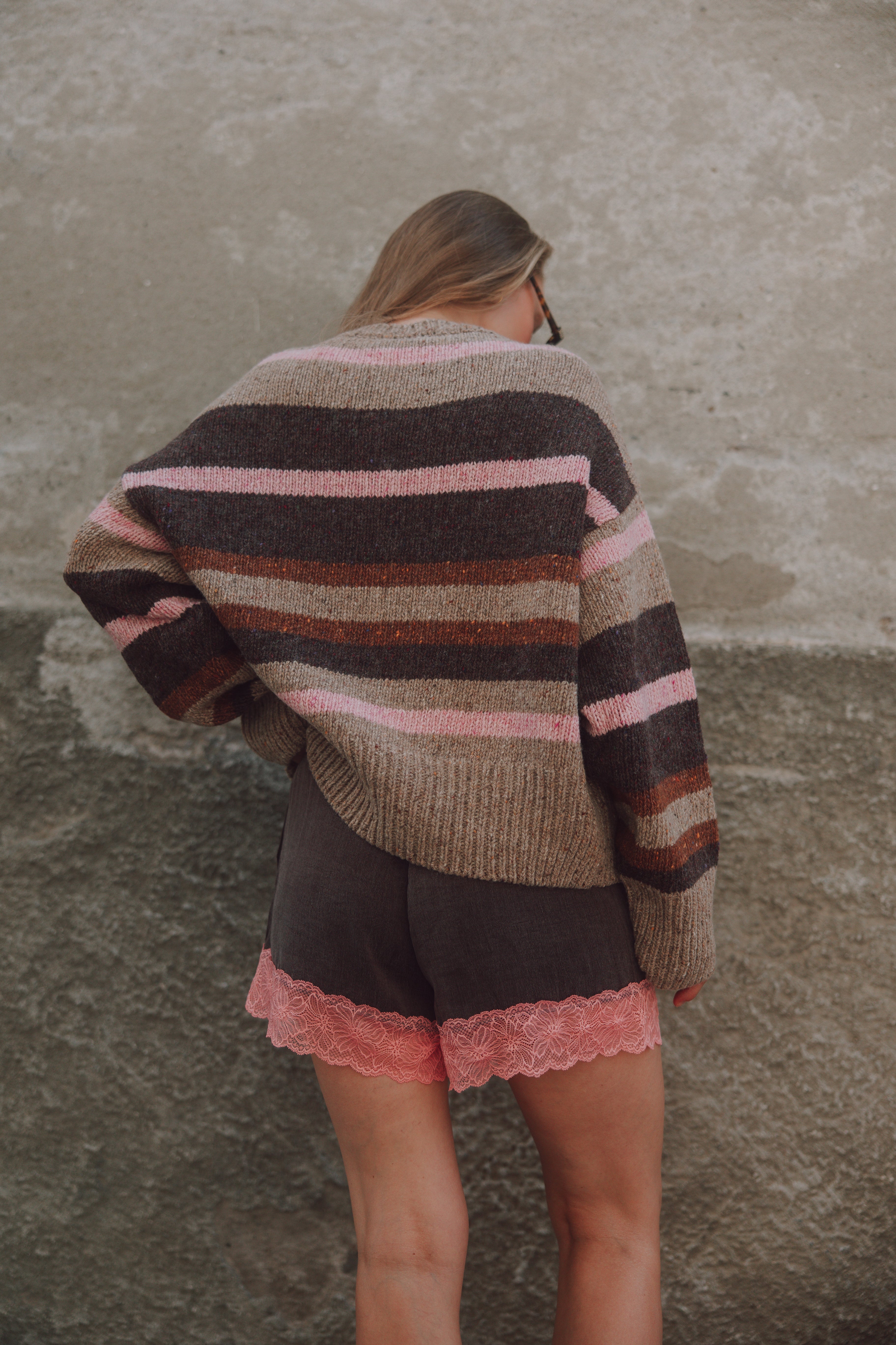 Shorts Dola Brown Pink - 10