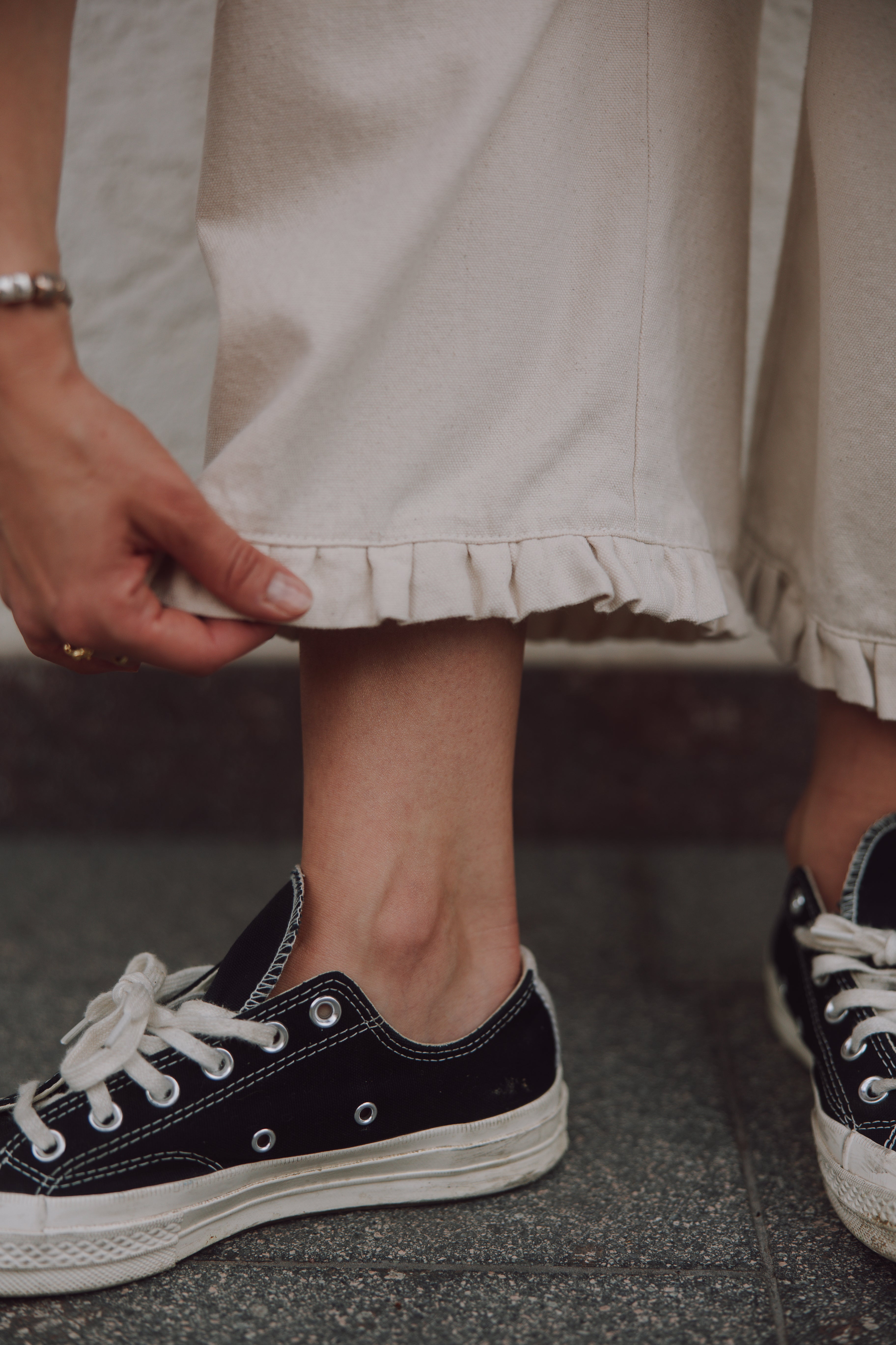 Street Cream Capri Pants - 5