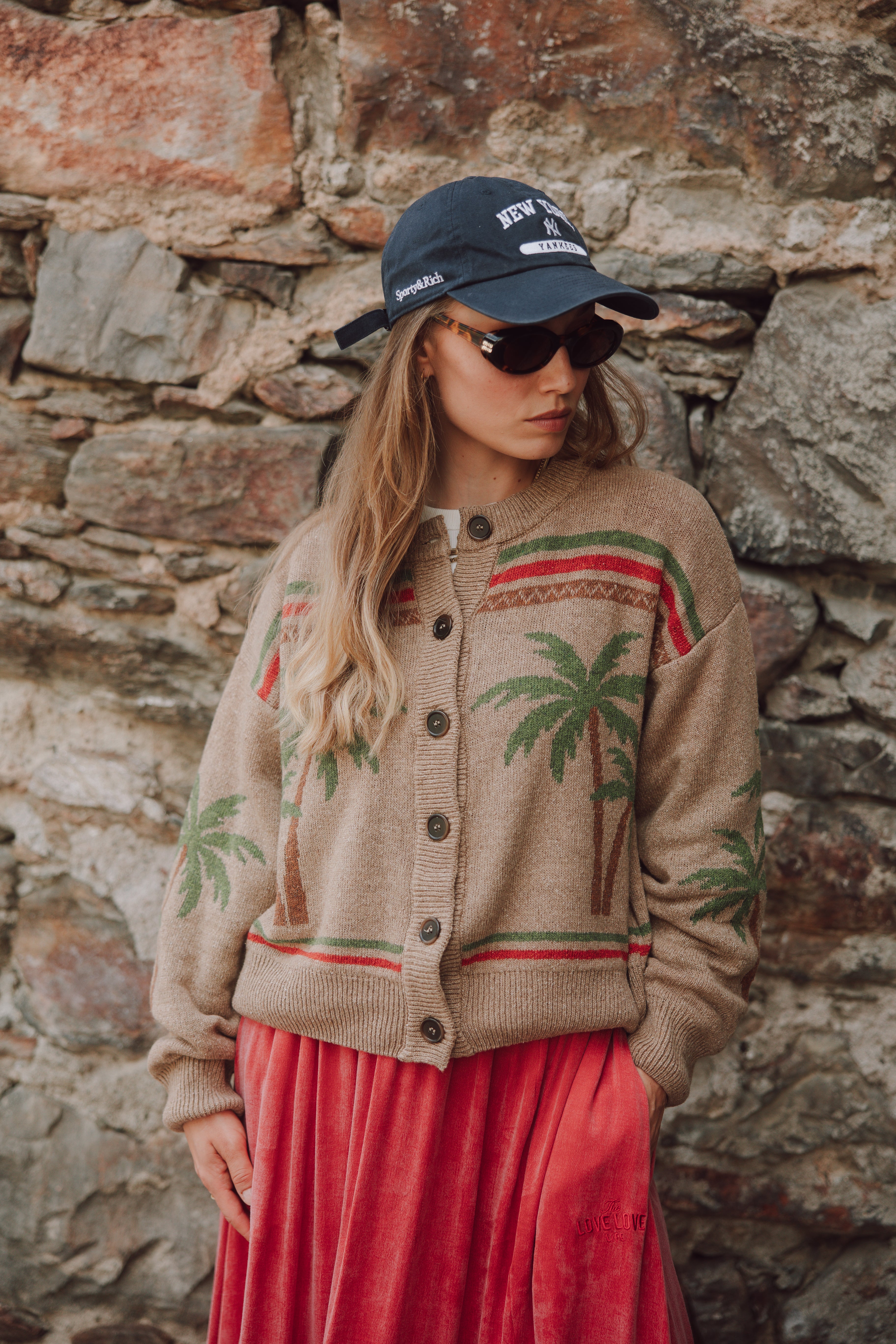 Strickjacke Palm Summer