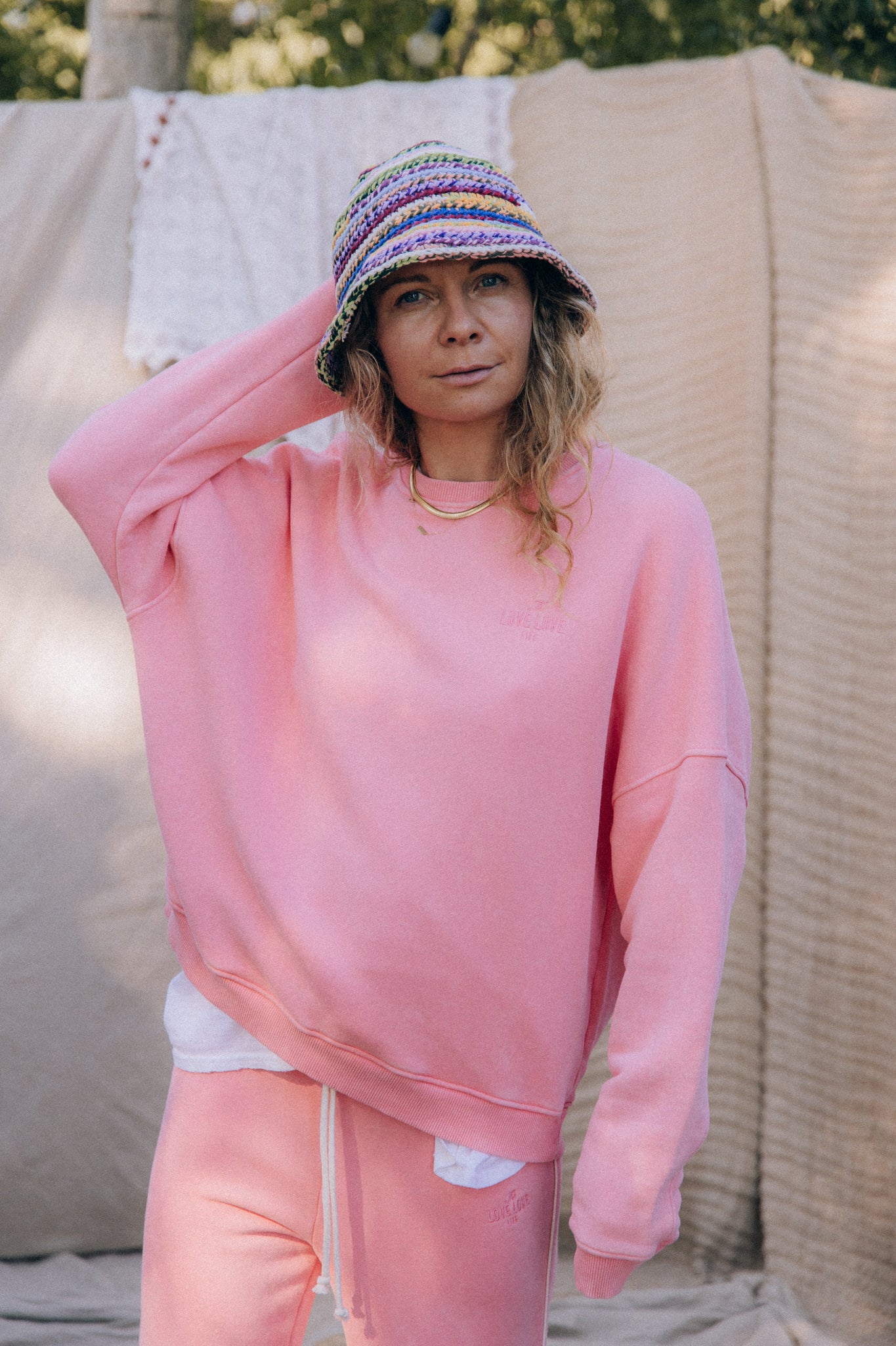 Dundee Salmon Pink Sweatshirt 