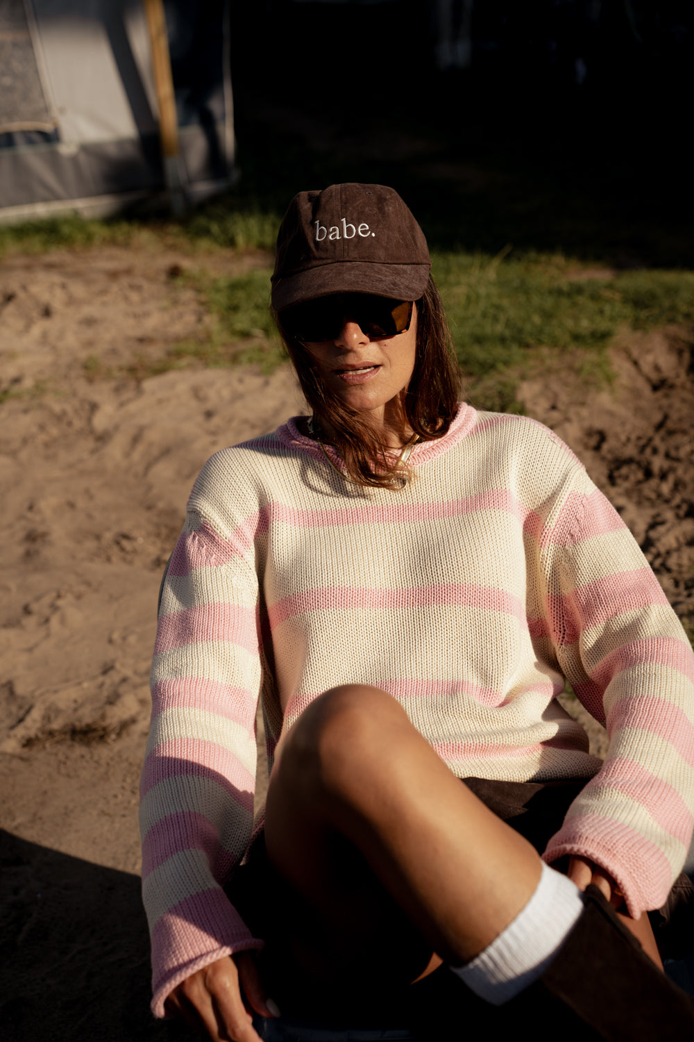 Sweter SAND Cotton x Anita