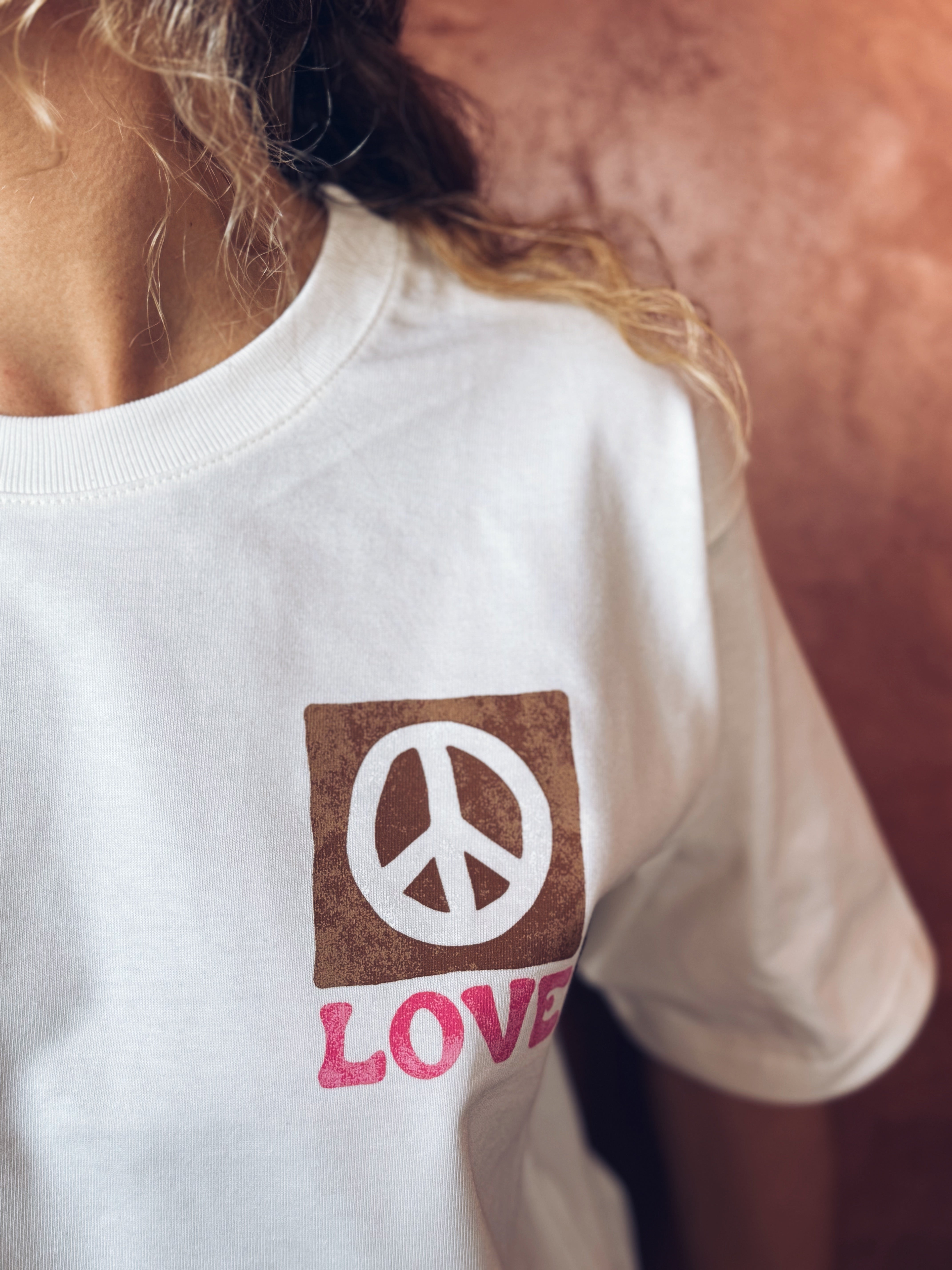 T-shirt Tan 2.0 Ecru Peace Brown