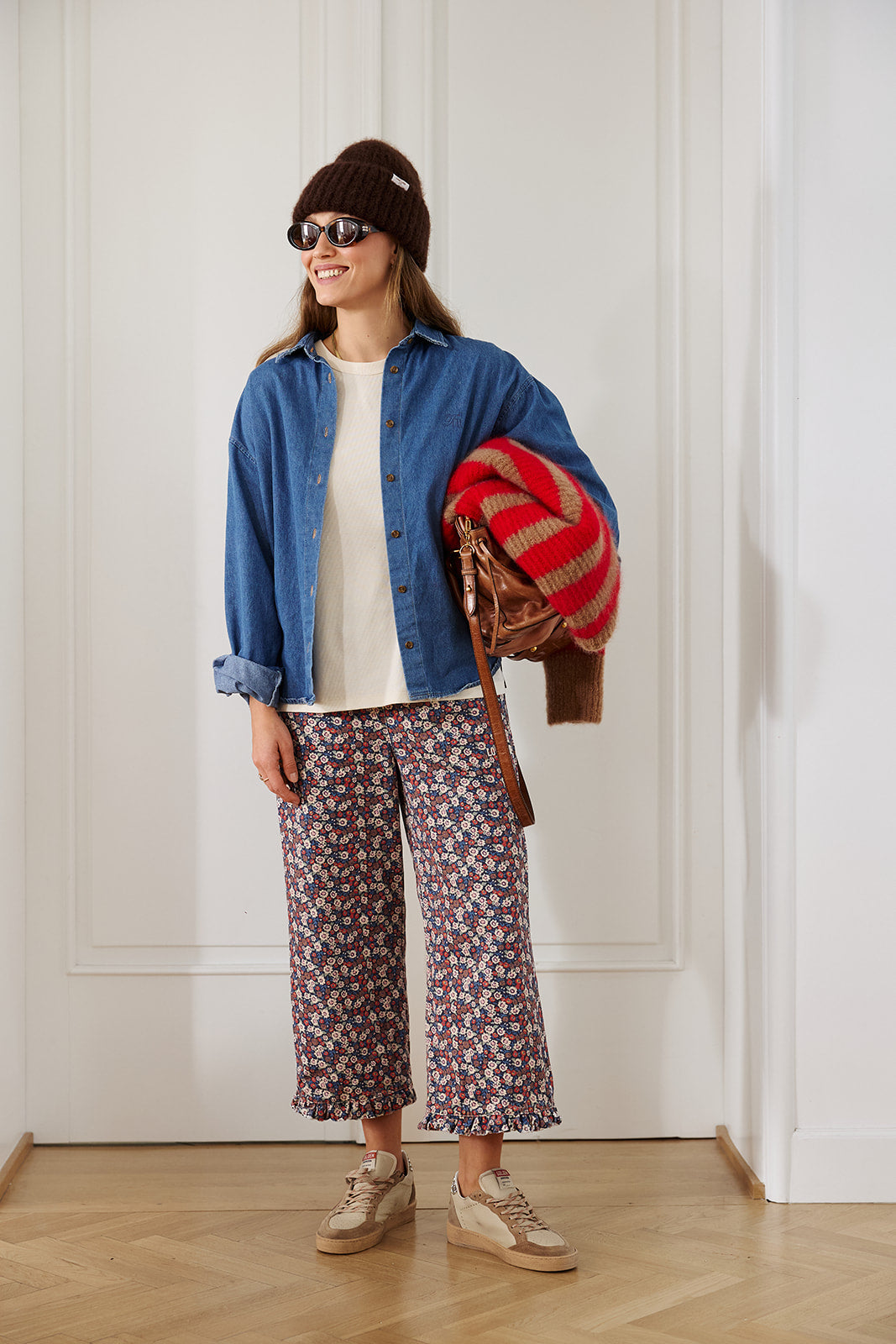 Capri Street Floral Marine Vintage