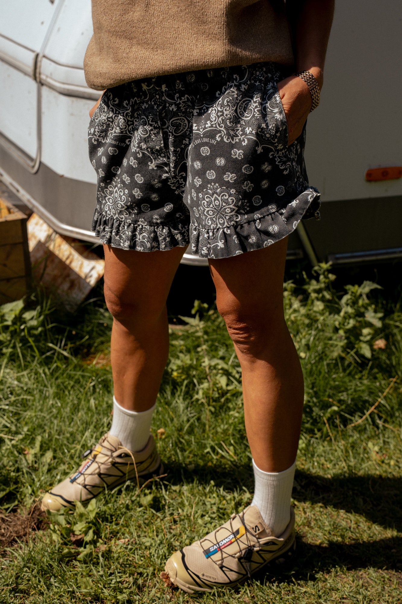 Shorts Bey Paisley Black - 4