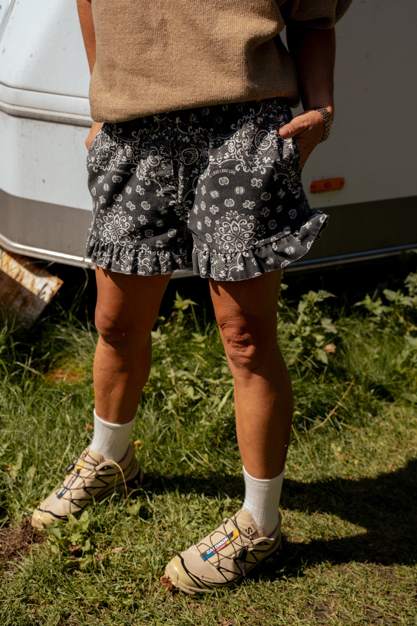 Shorts Bey Paisley Black - 6