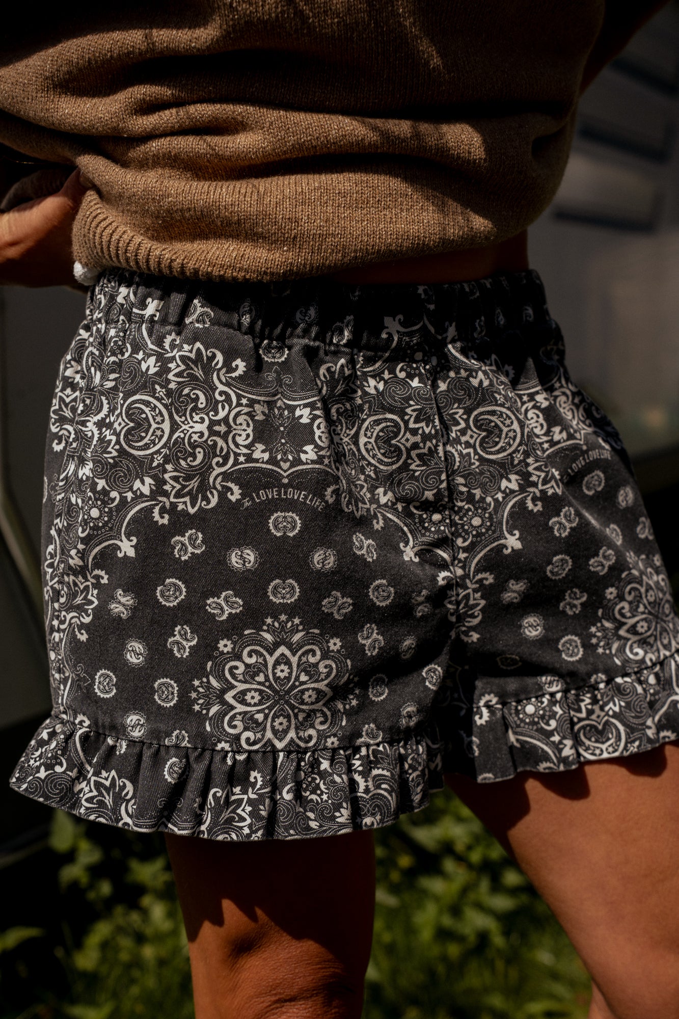 Shorts Bey Paisley Black - 9