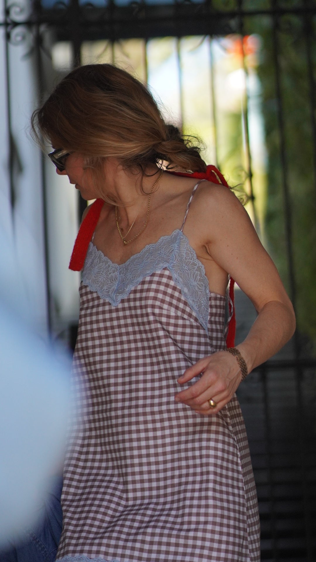 Sukienka Kim Brown Plaid - 17