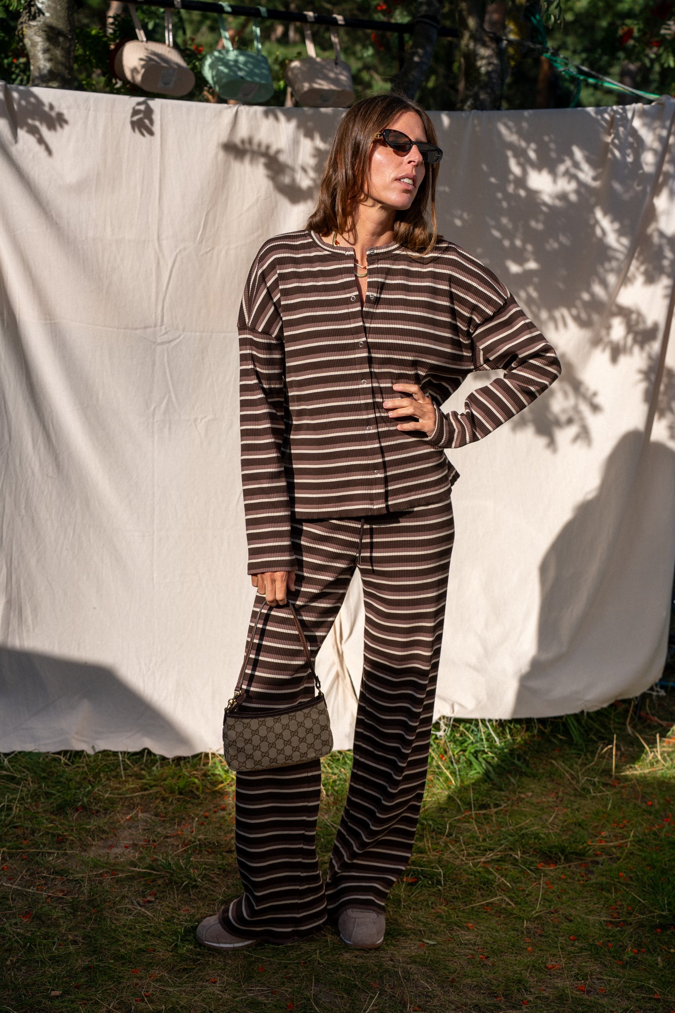 Cardigan Terro Brown Stripes - 11