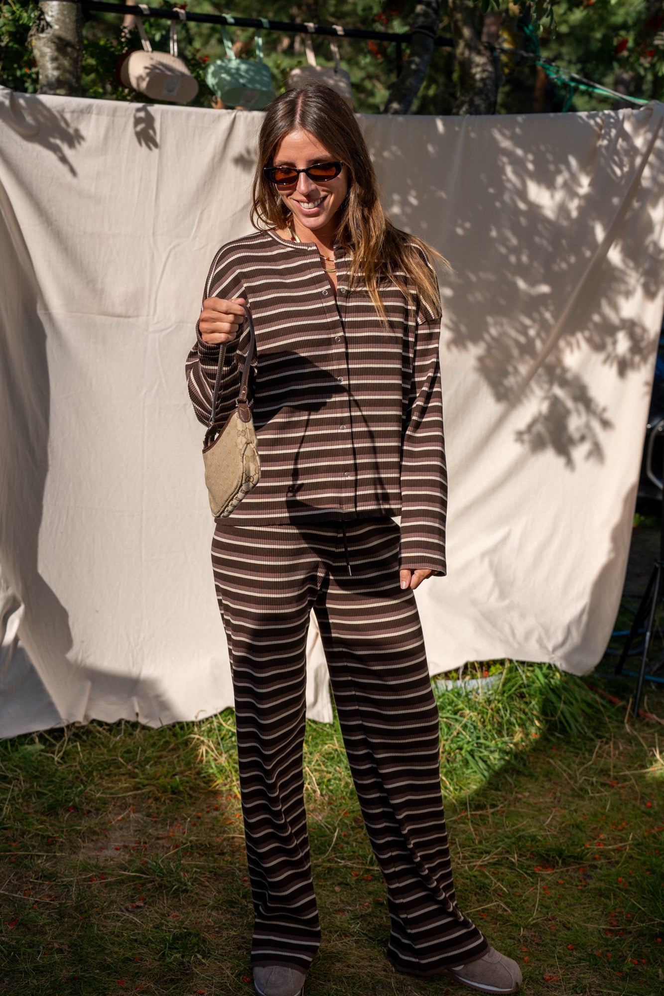 Cardigan Terro Brown Stripes - 10