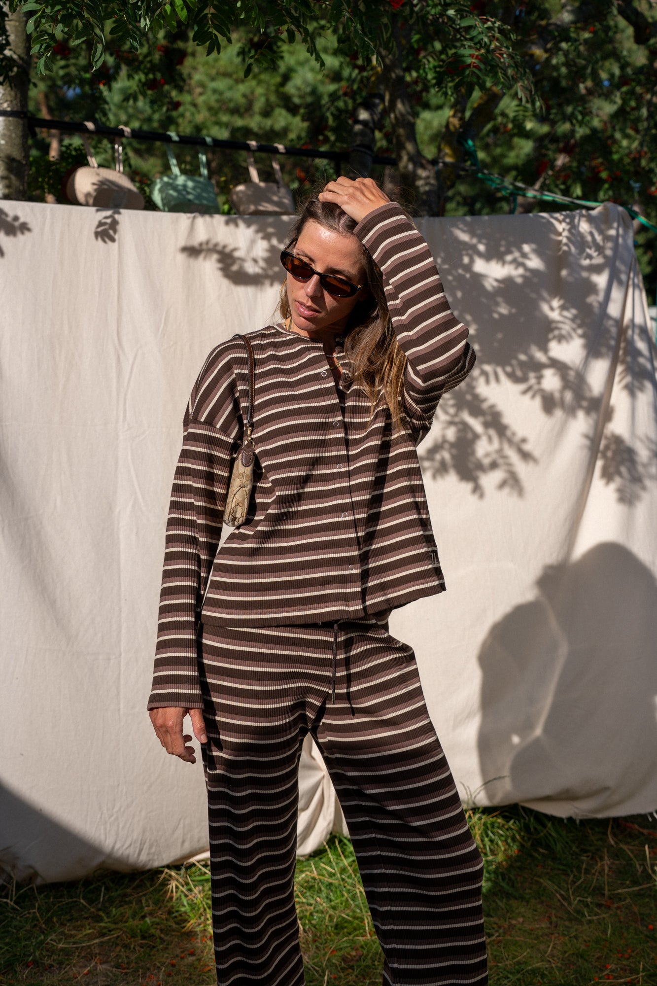 Cardigan Terro Brown Stripes - 9