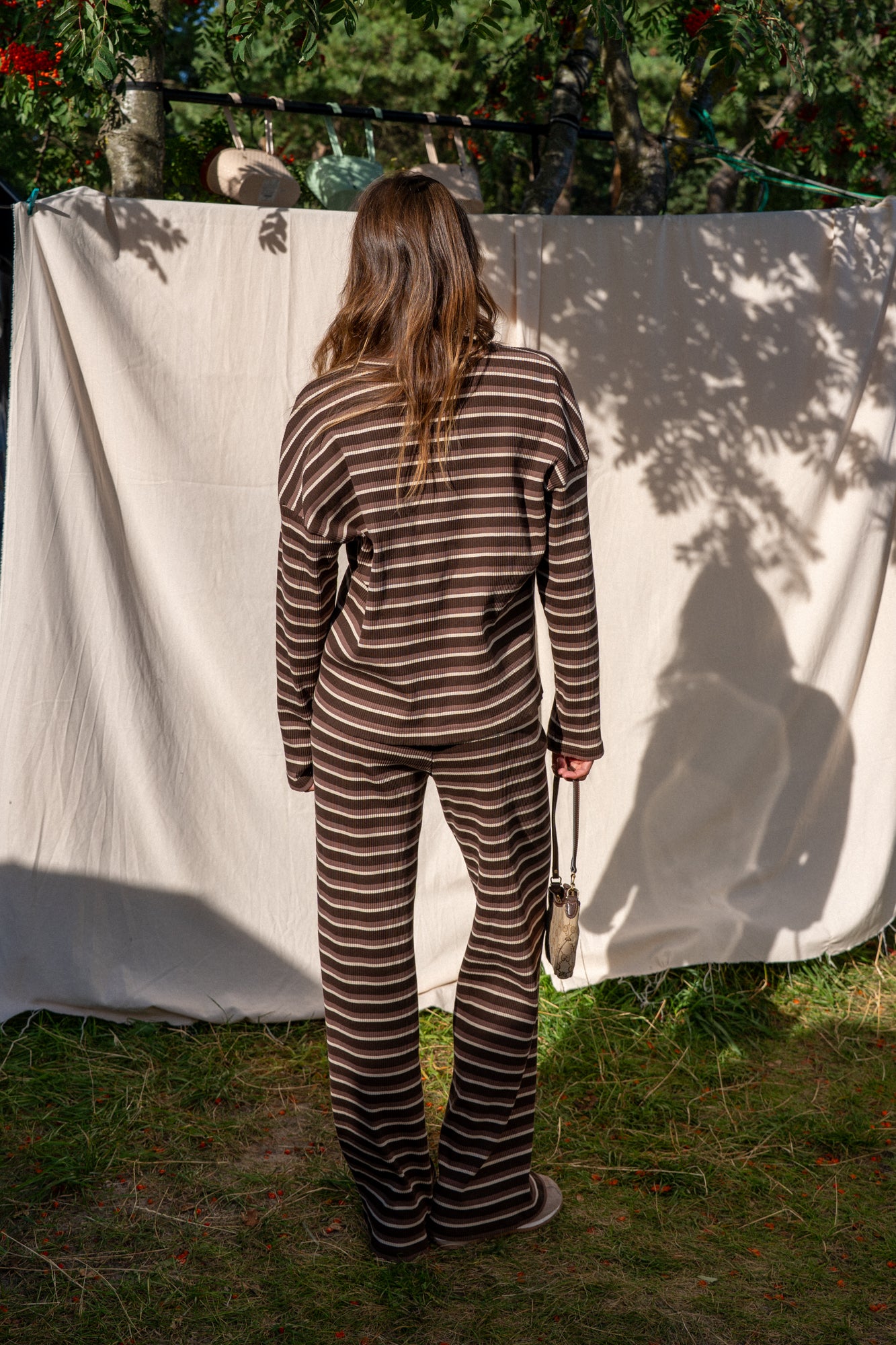 Cardigan Terro Brown Stripes - 5