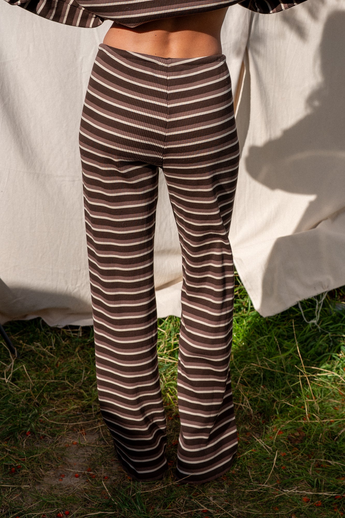 Calm Brown Stripes Trousers - 9