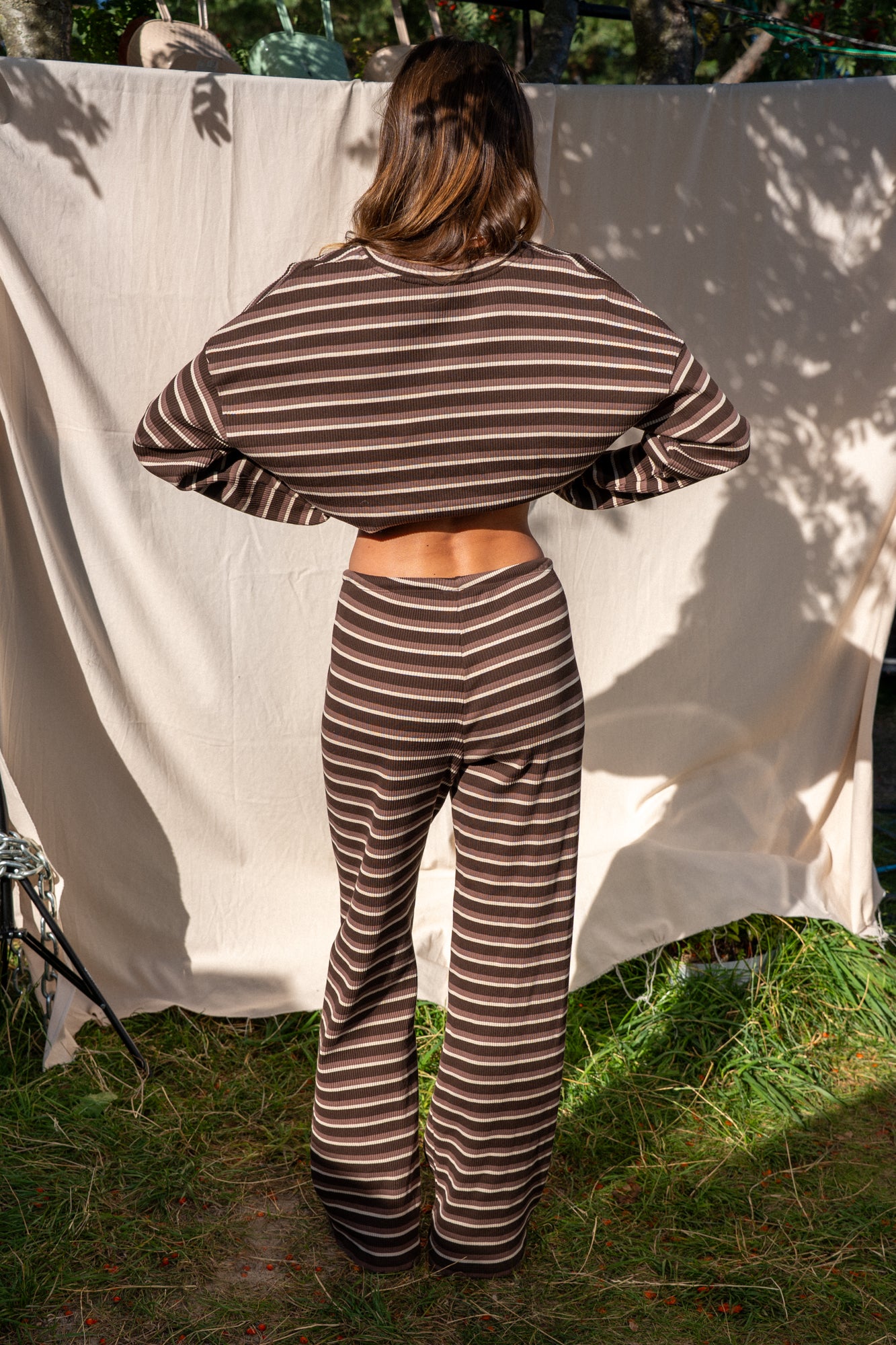 Calm Brown Stripes Trousers - 6