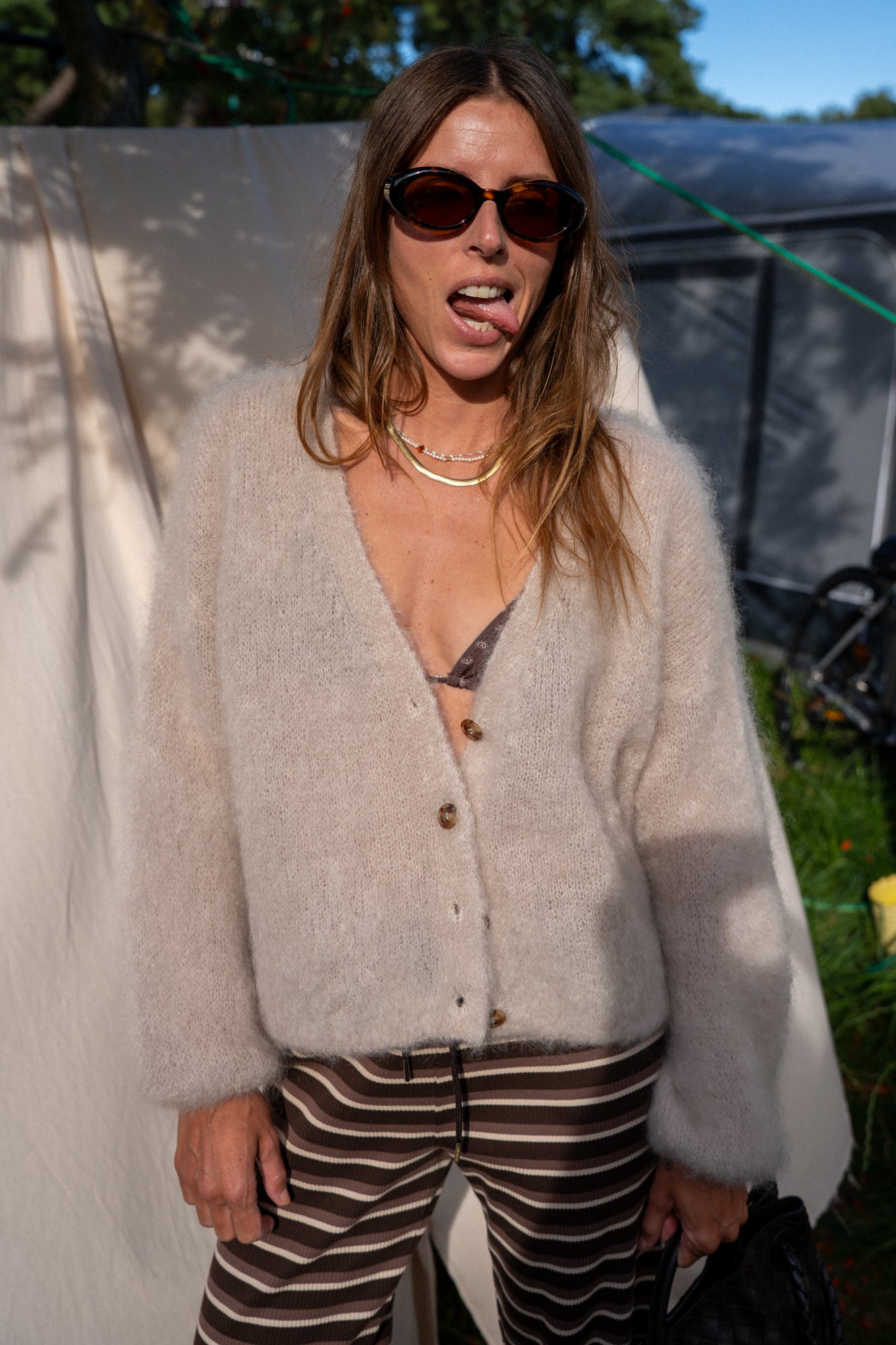 Dalvik Light Beige Cardigan - 19