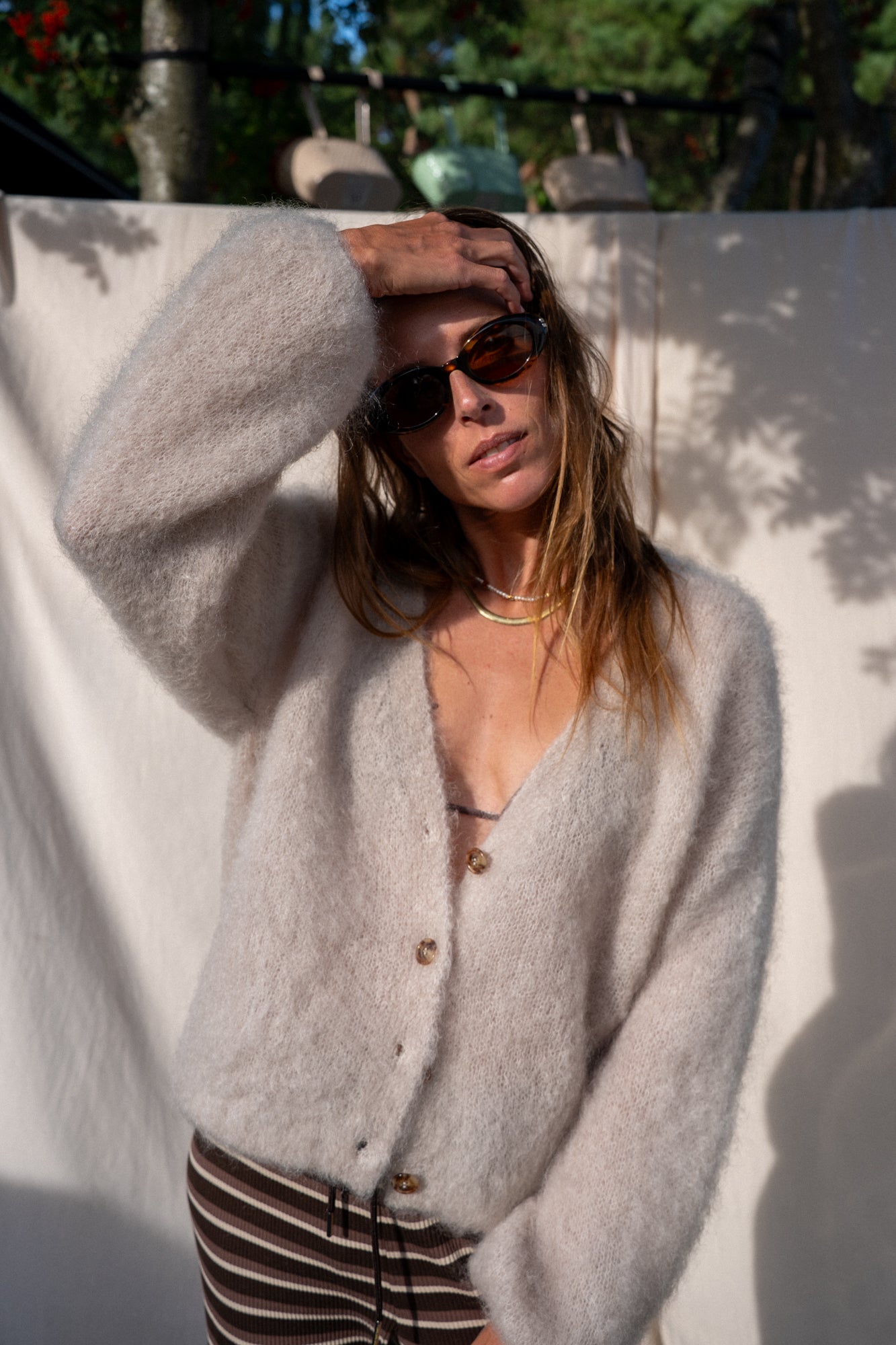 Dalvik Light Beige Cardigan - 16