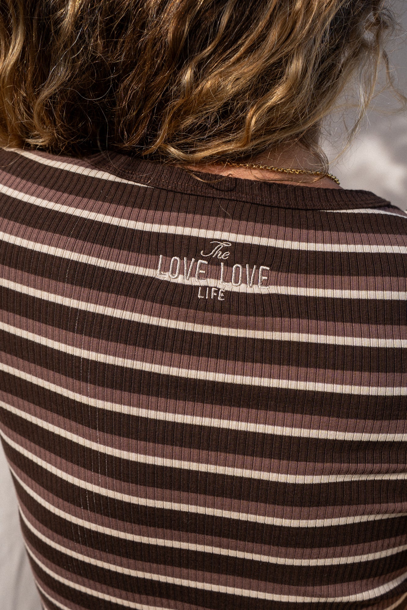 Viktoria Brown Stripes Dress - 4