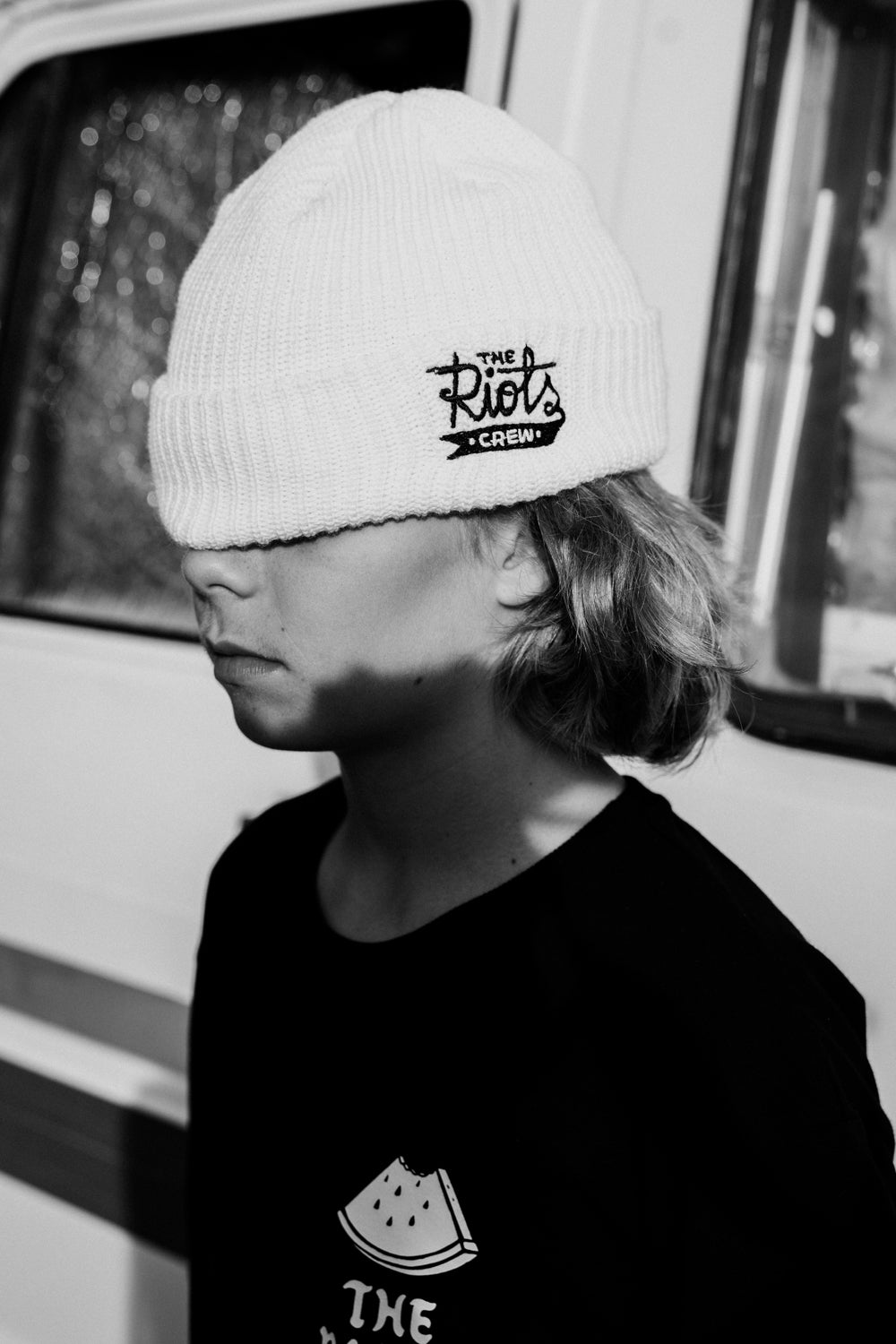 Czapka BEANIE G – OFF WHITE The Riots