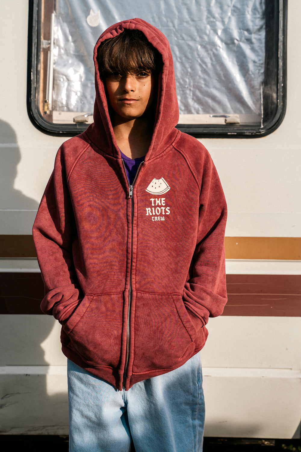 Bluza ROCKET AIR bordo The Riots