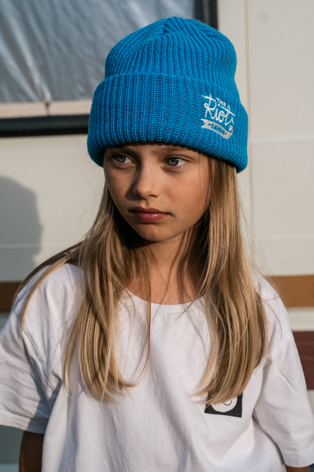 Czapka BEANIE G - BLUE The Riots