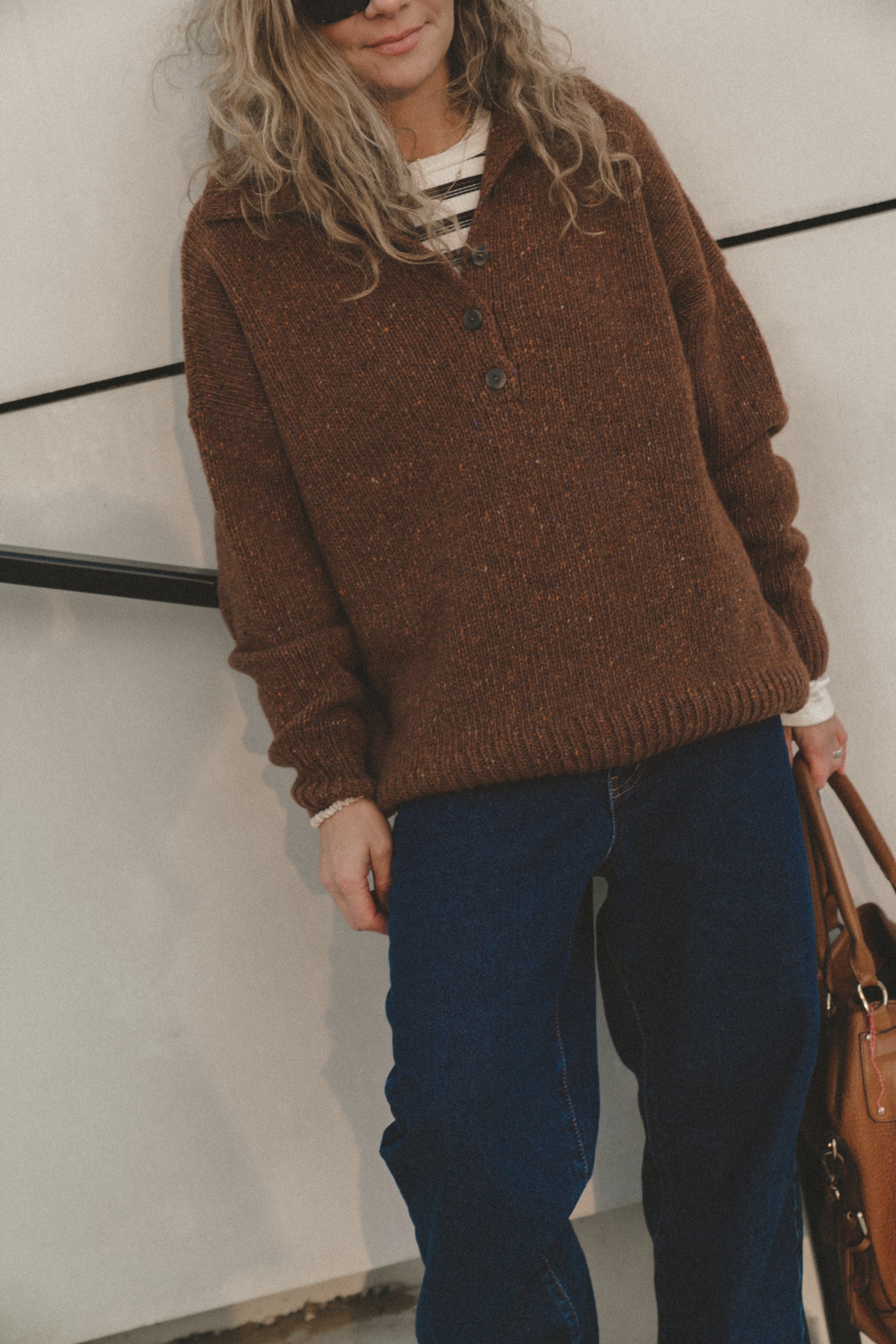 Sweter Close Rust