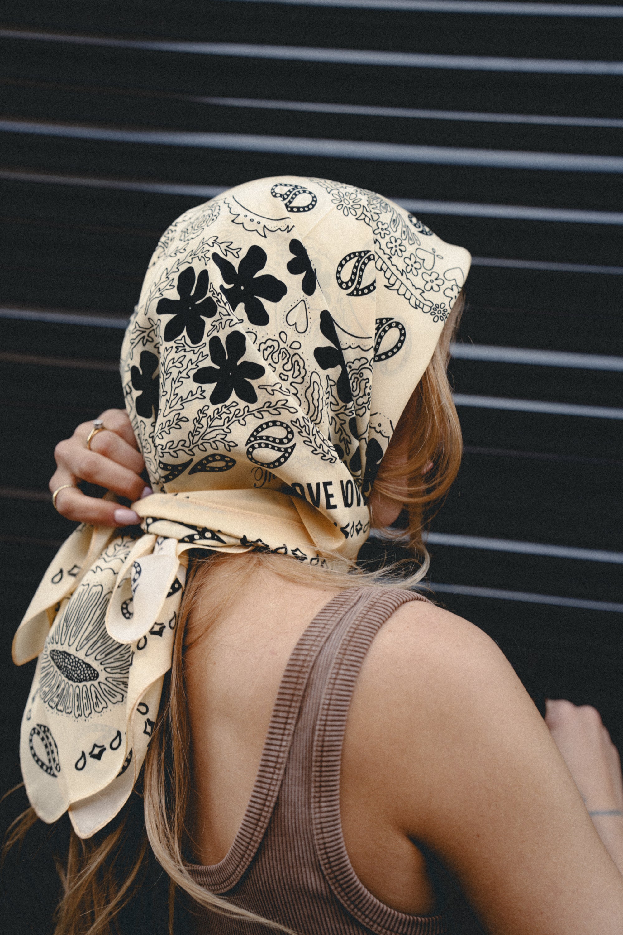 Bandana Bandi Flori Beige - 10