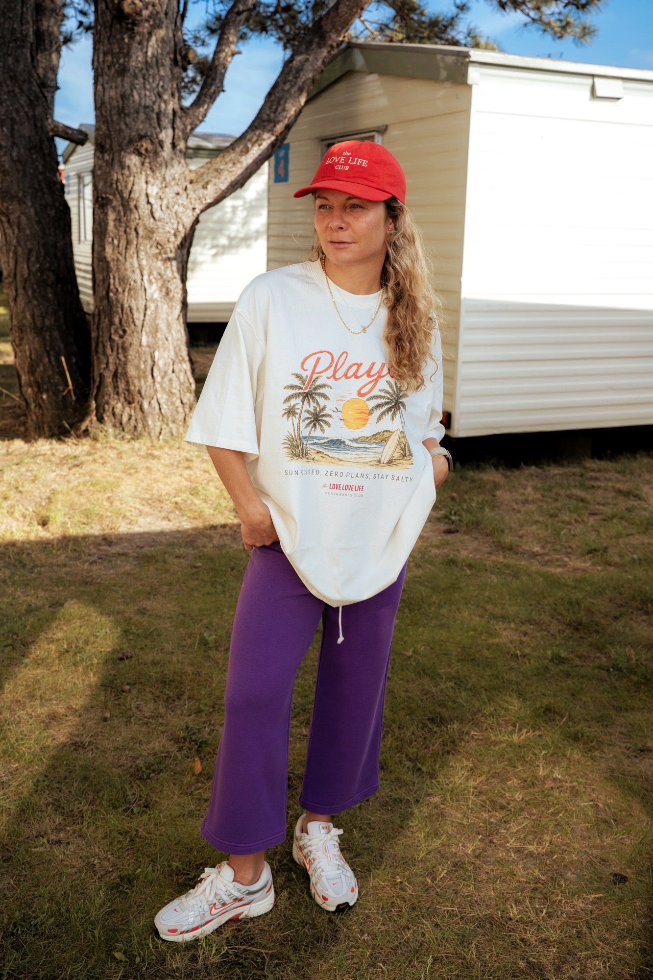 Purple Summer Hose - 1