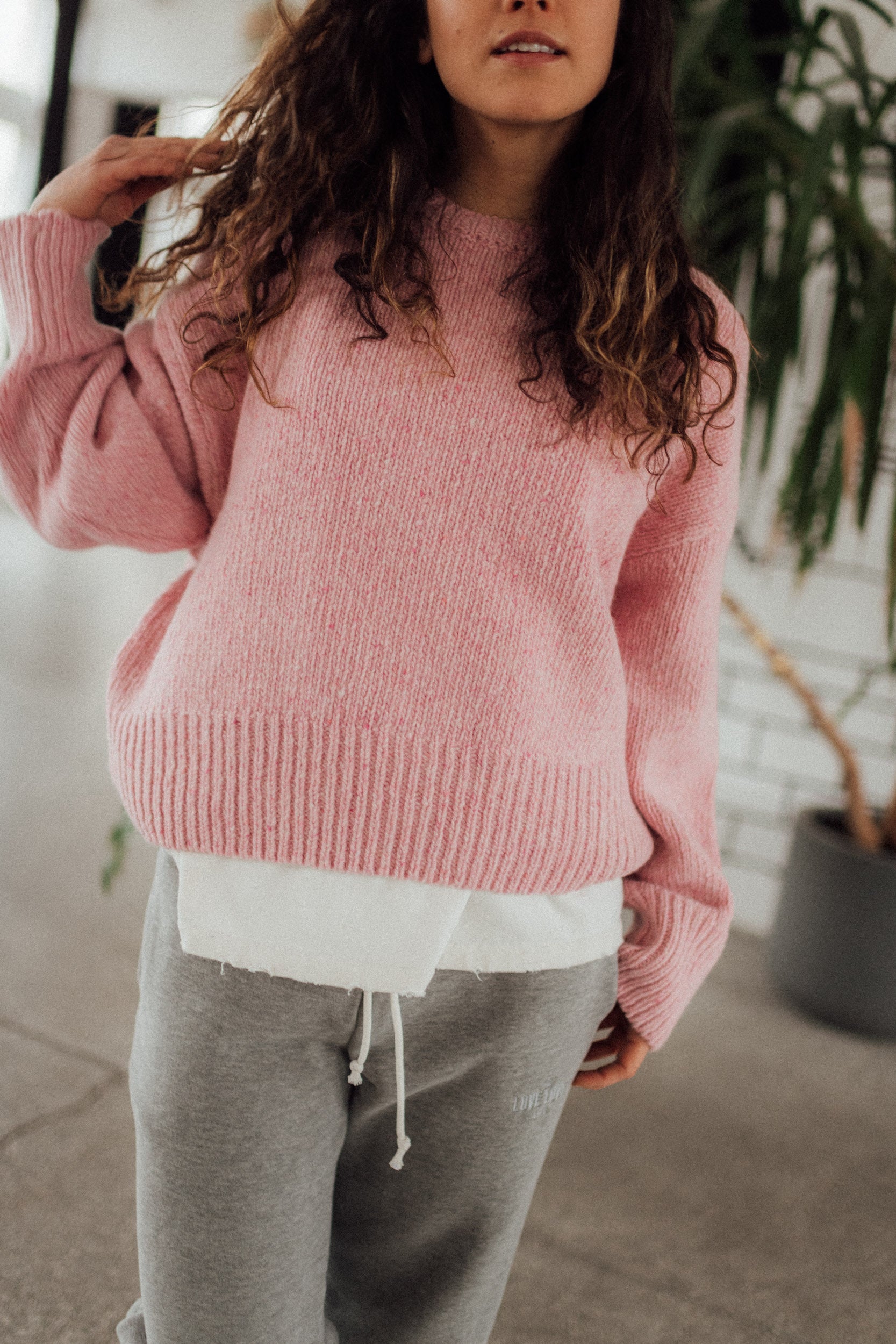 Sweter Cloud Pink