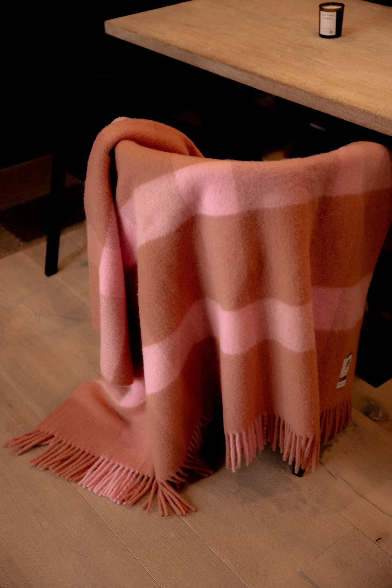 Koc Wełniany Soft Wool Rose Pink