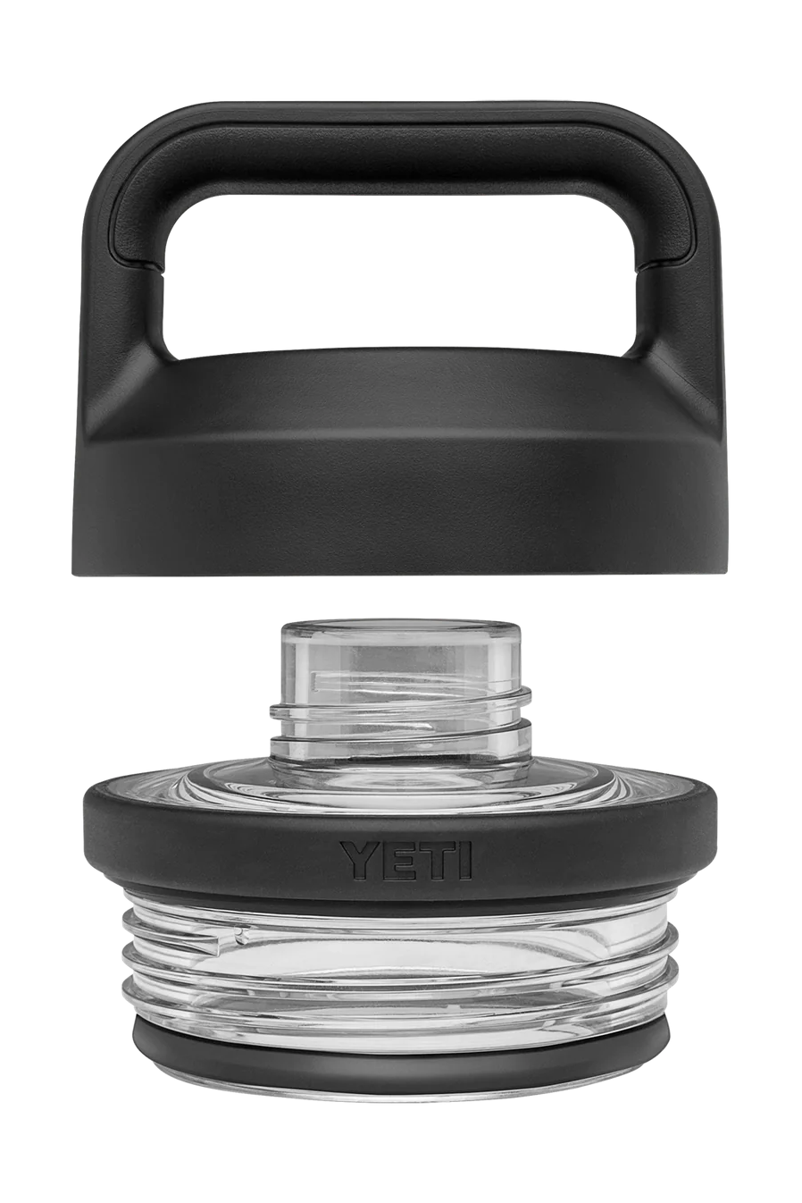YETI RAMBLER BOTTLE CHUG CAP.	BLACK