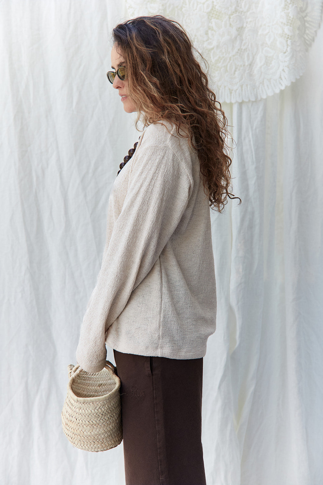 Spodnie Capri Long Brown - 6