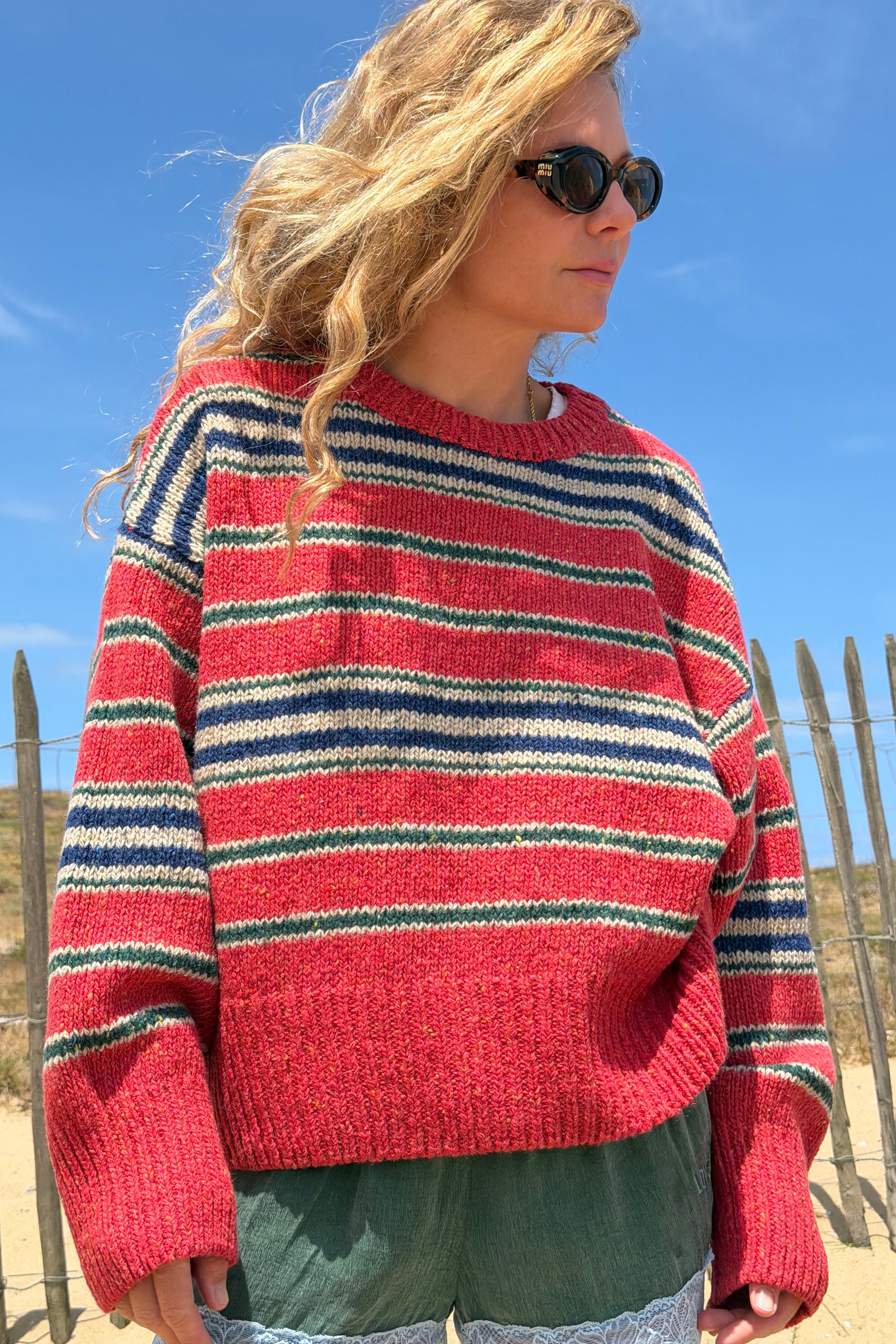 Pullover Cloud Red Stripes - 17