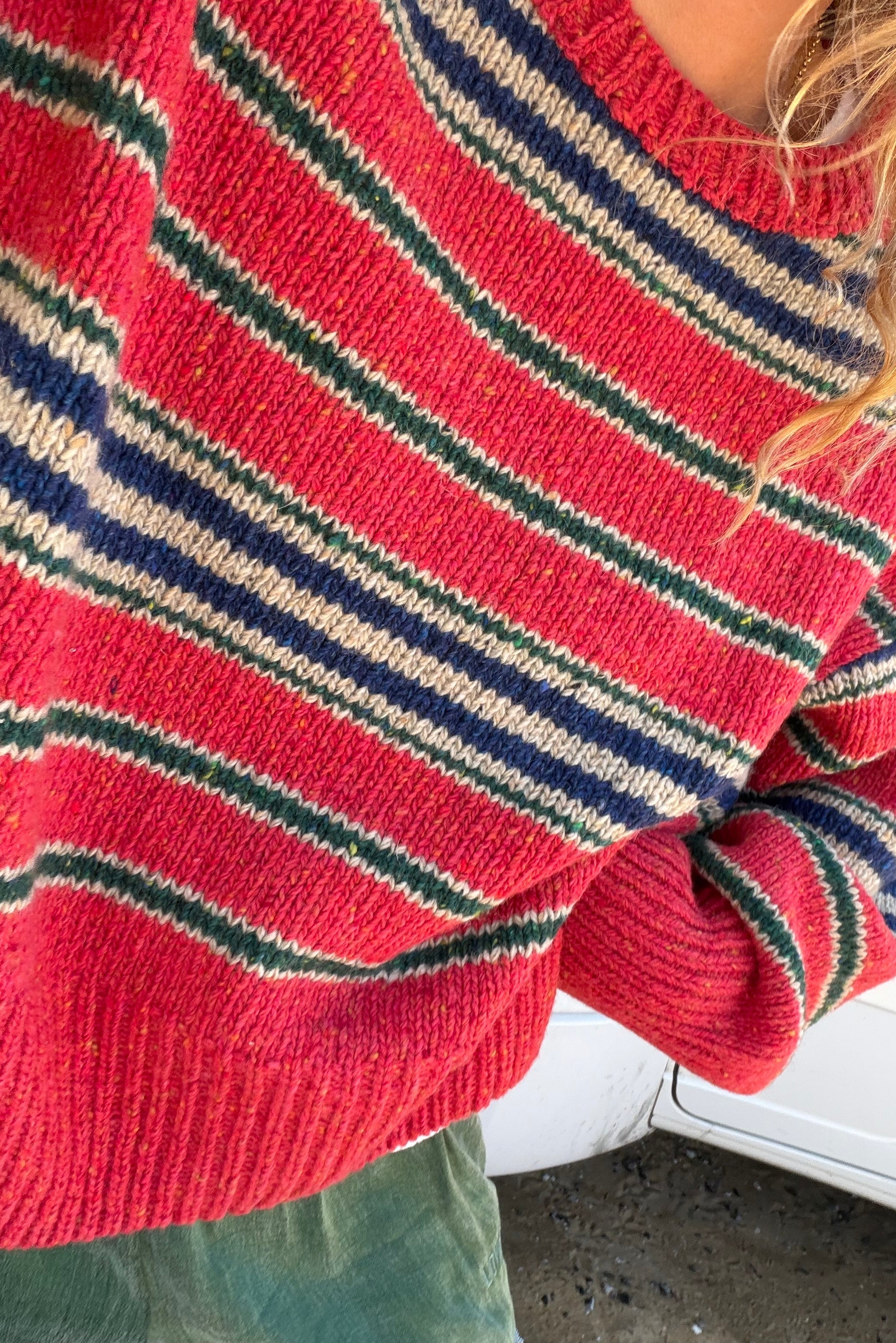 Pullover Cloud Red Stripes - 19