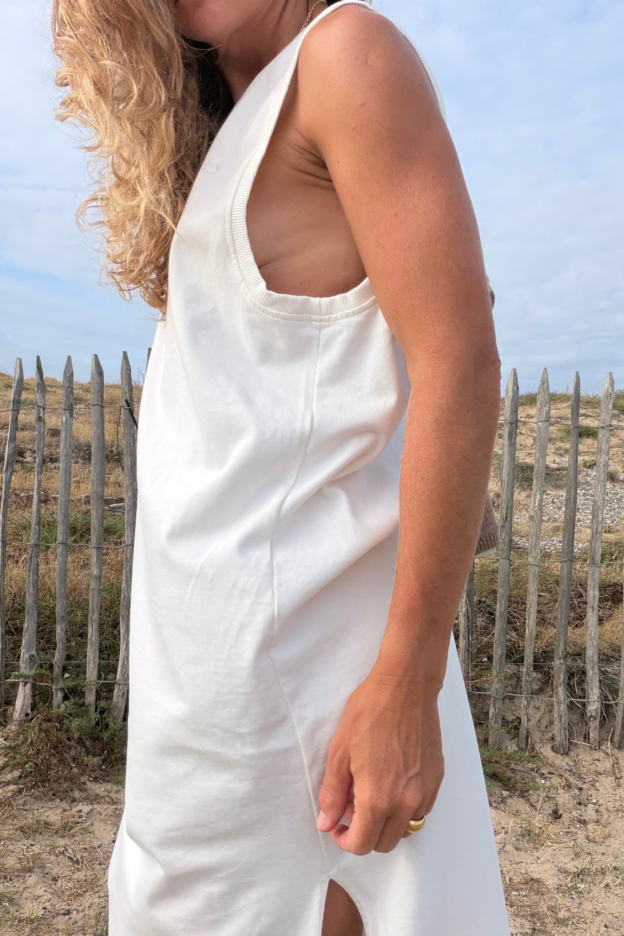 Monaco Ecru Dress - 5