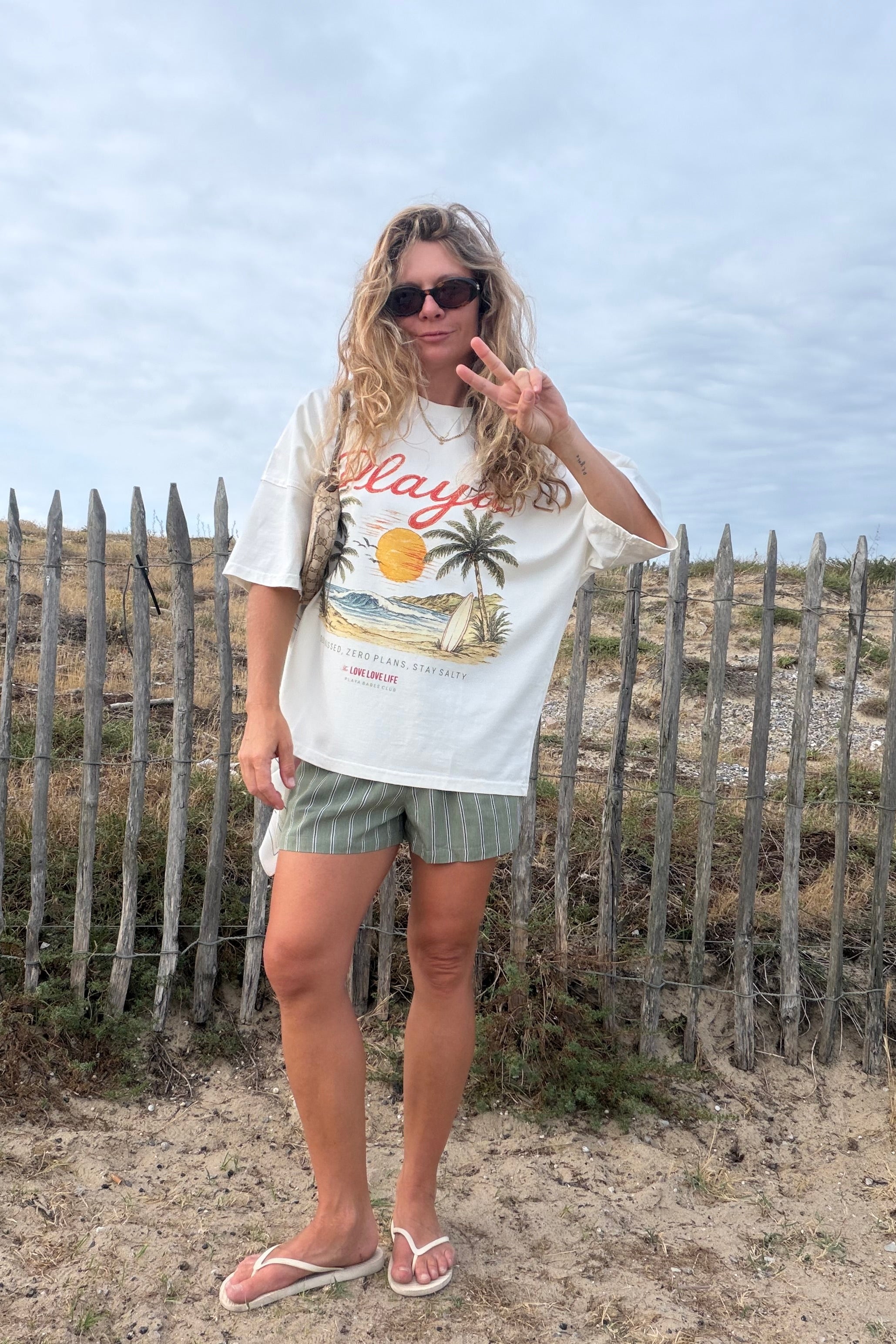 T-shirt West Ecru Playa - 8