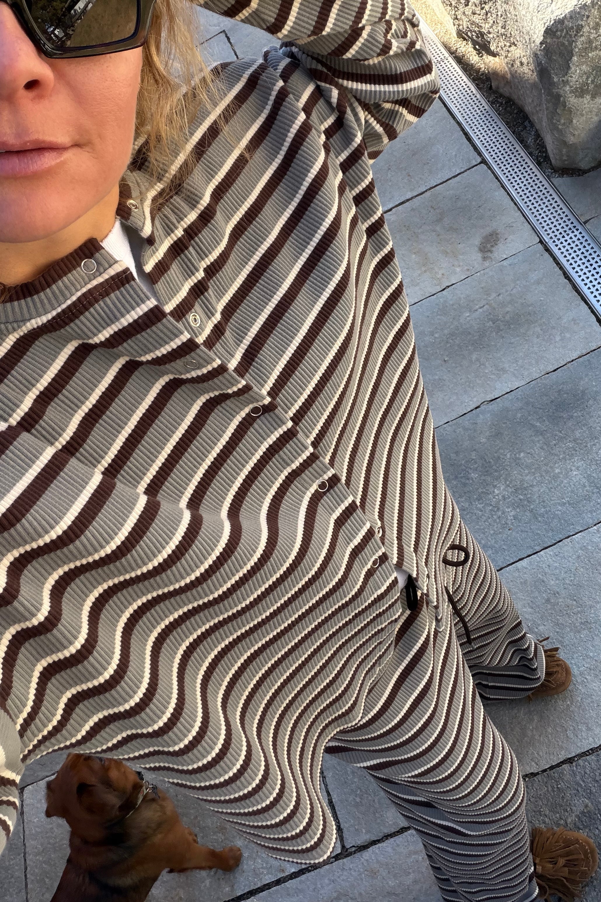 Cardigan Terro Grey Stripes - 6