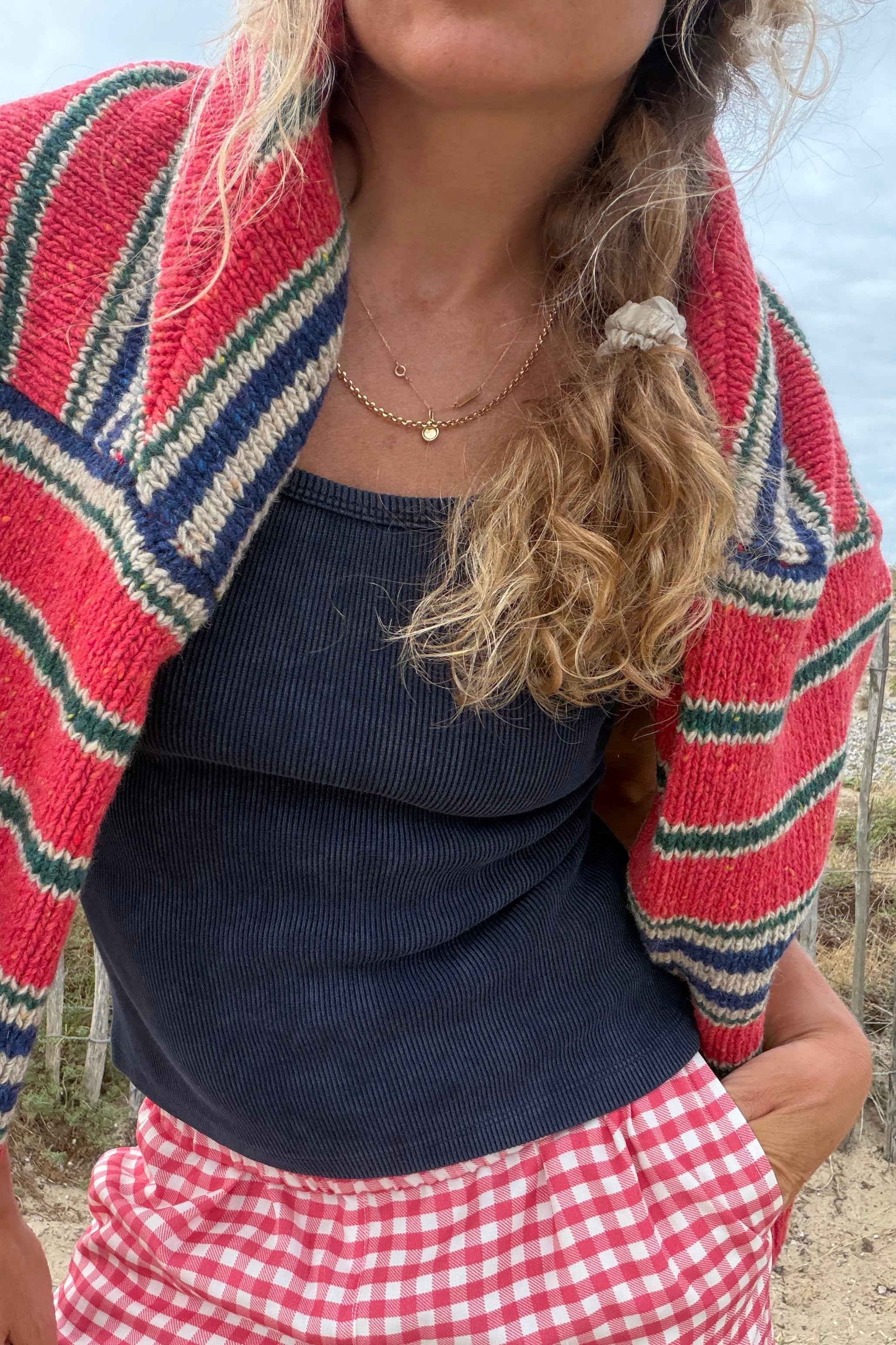 Top Dovi Navy Vintage