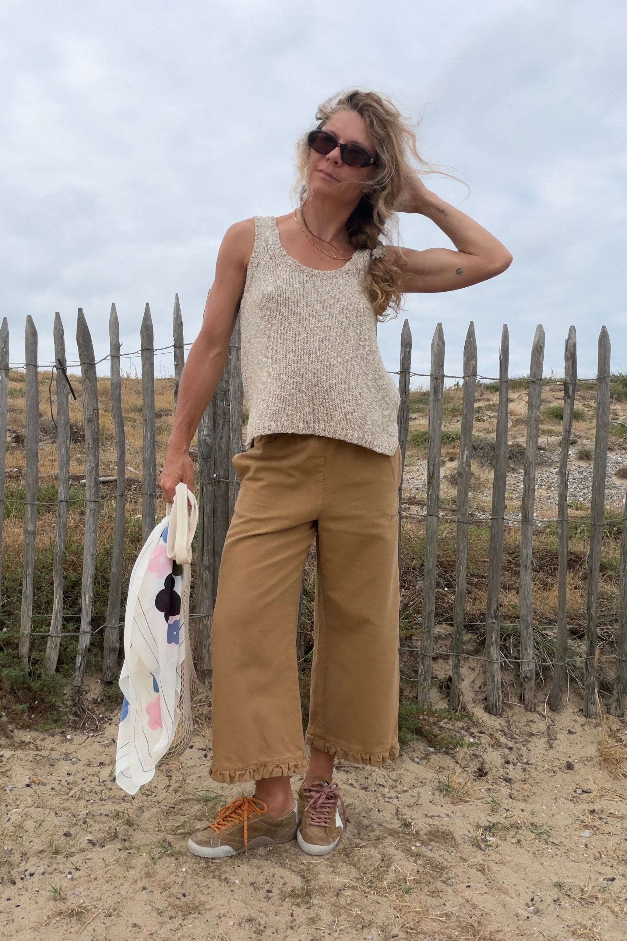 Hose Capri Street Sand - 6