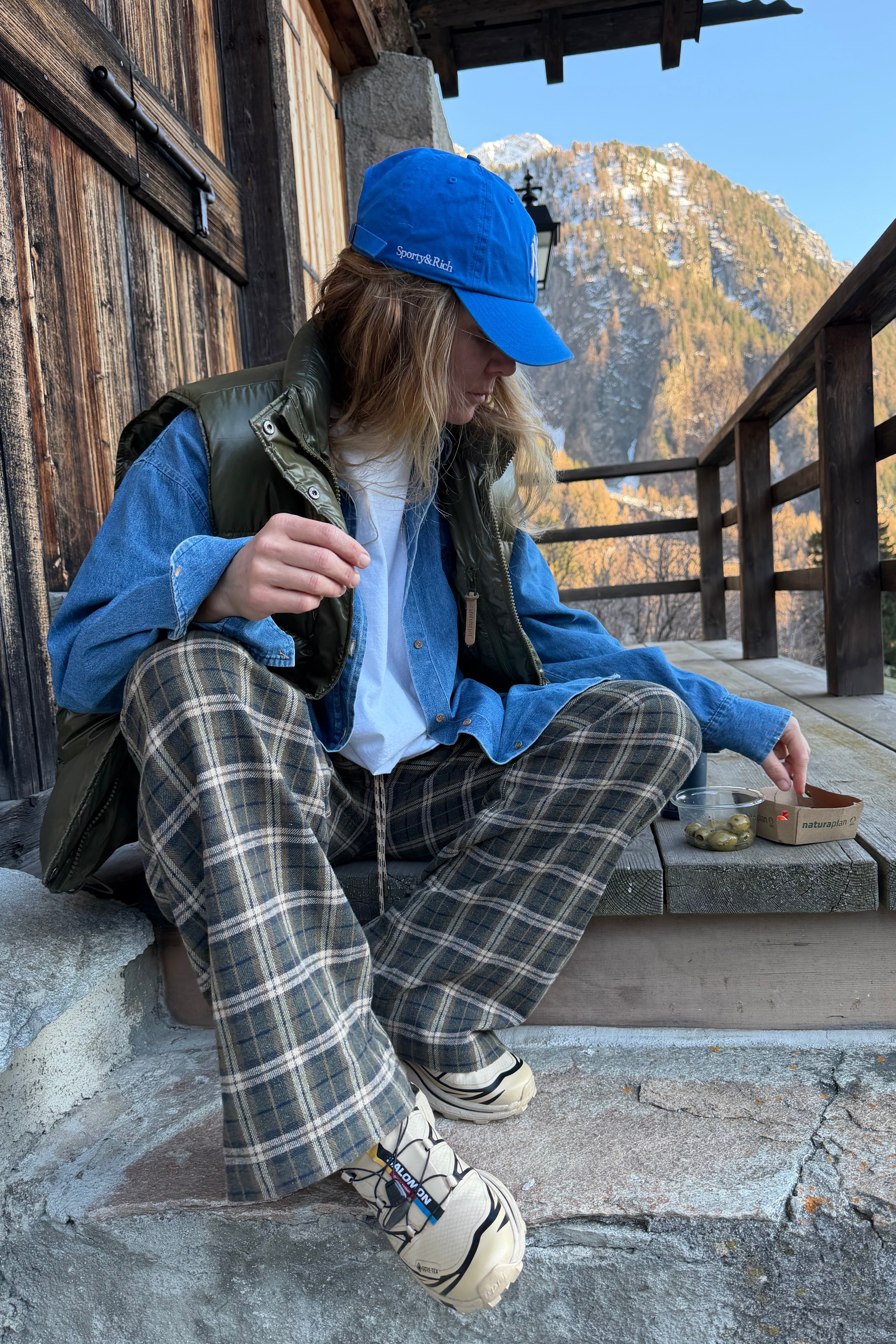 Fall Khaki Plaid Pants - 4