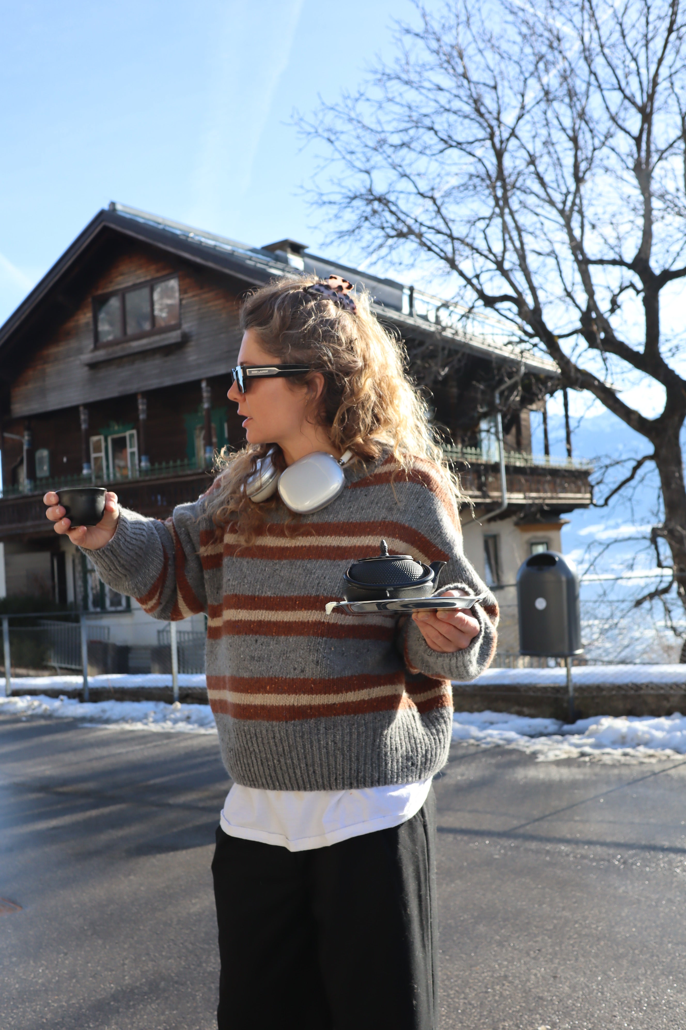 Cloud Stone Stripes Sweater