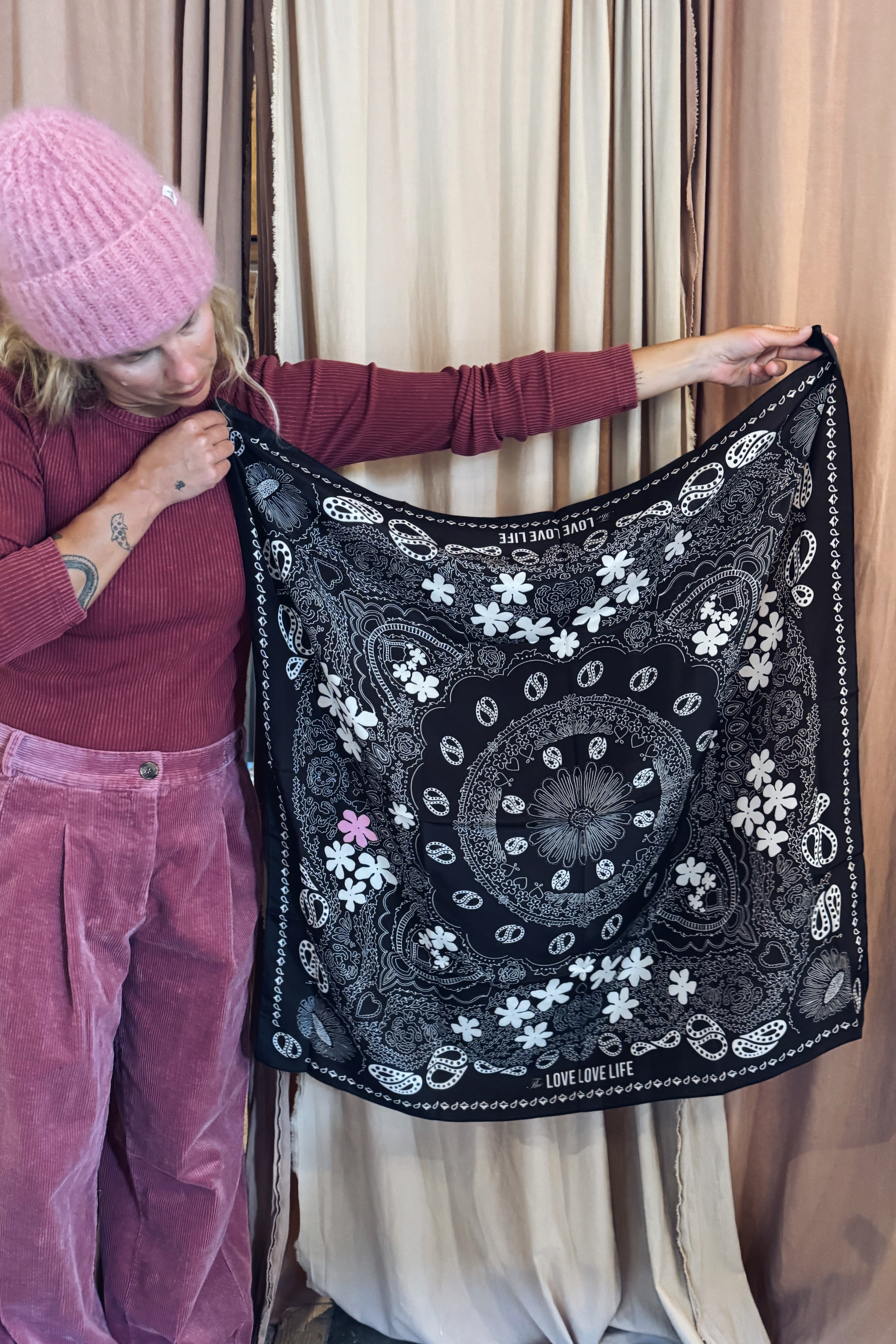 Bandana Bandi Flori Brown