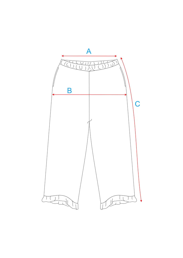 Hose Capri Street Brown