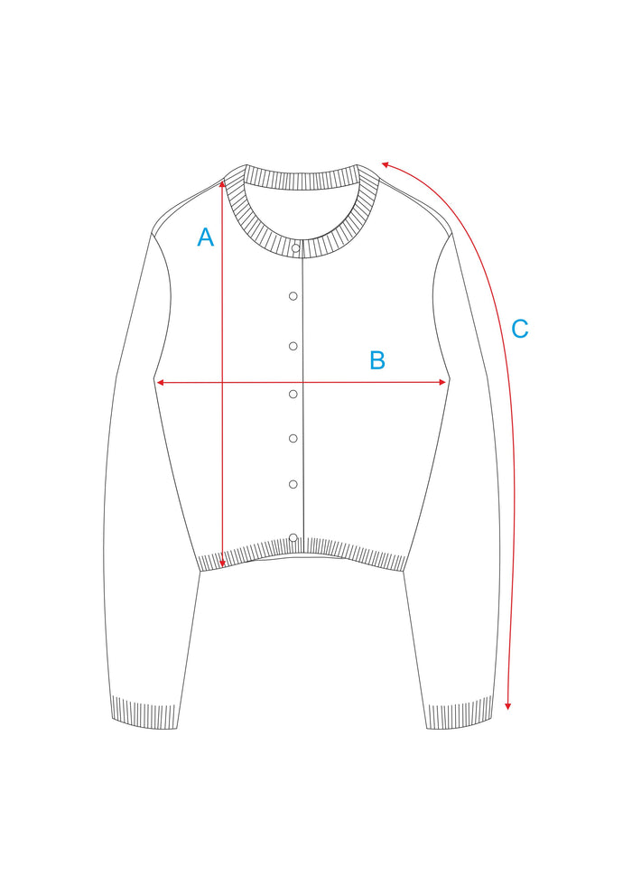 Cardigan Queens Light Gray