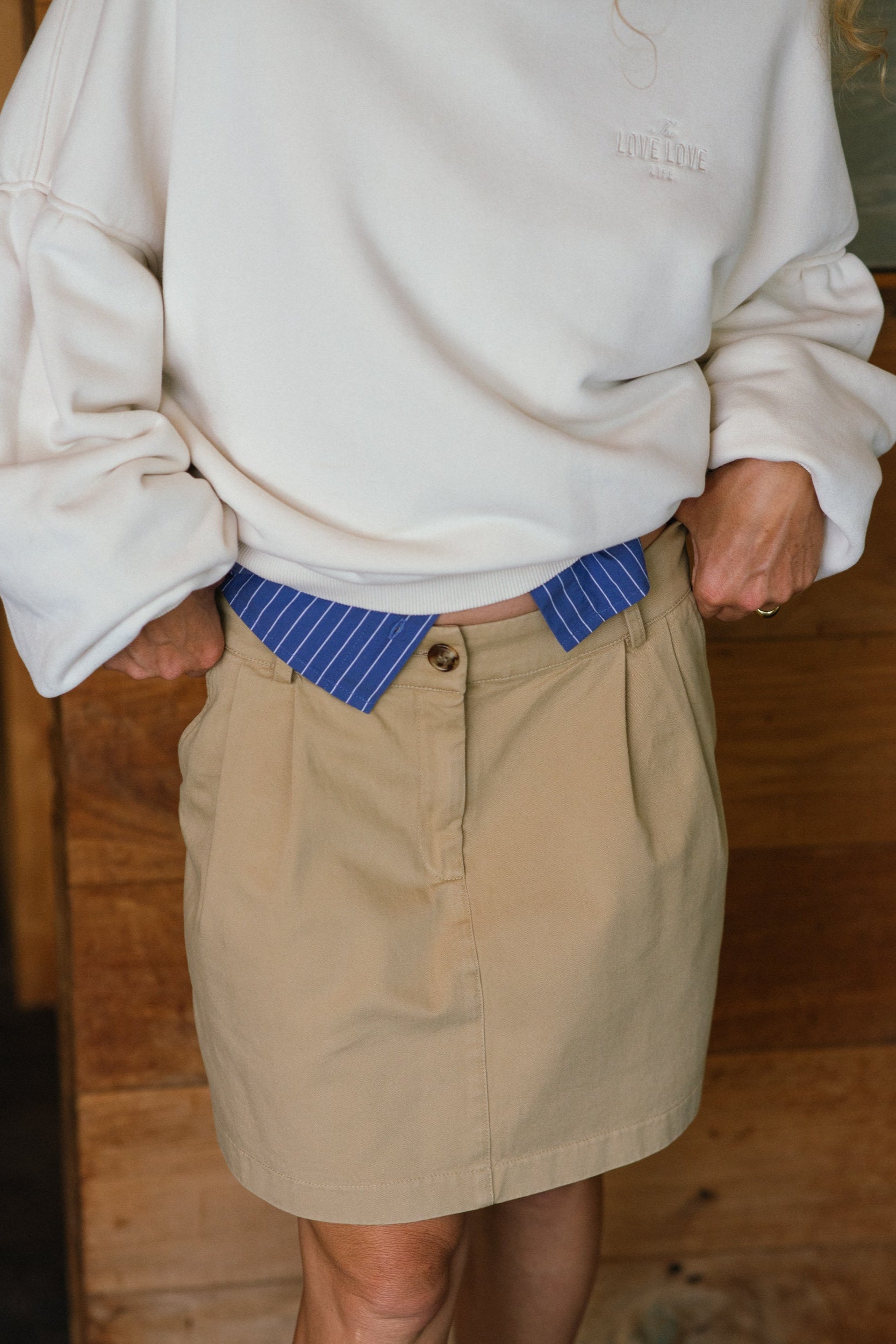 Spódnica Oxford Beige