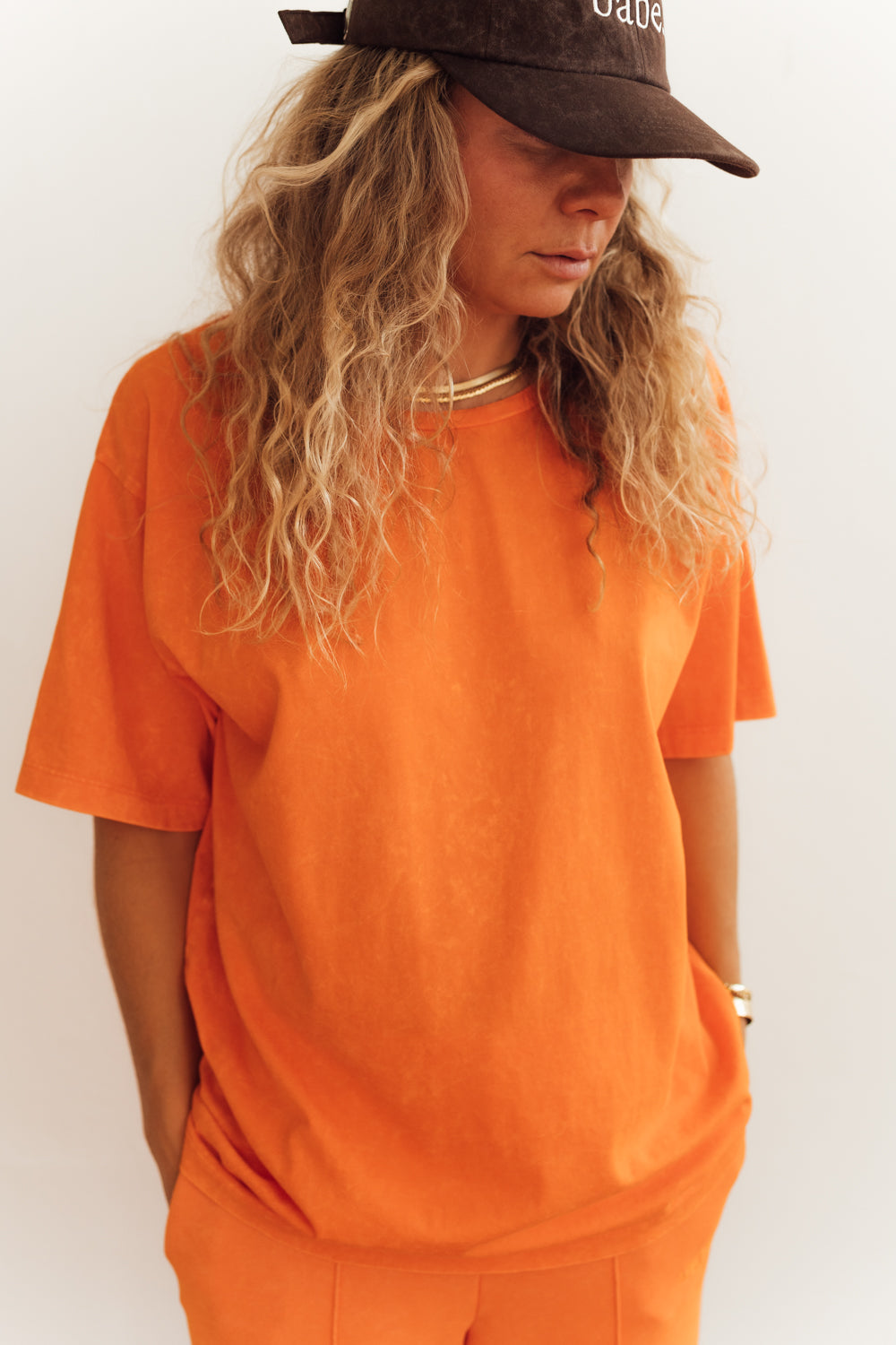 T-shirt Tan Orange
