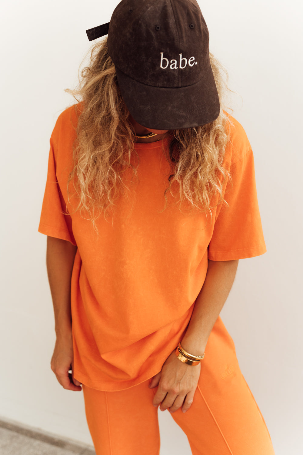 T-shirt Tan Orange