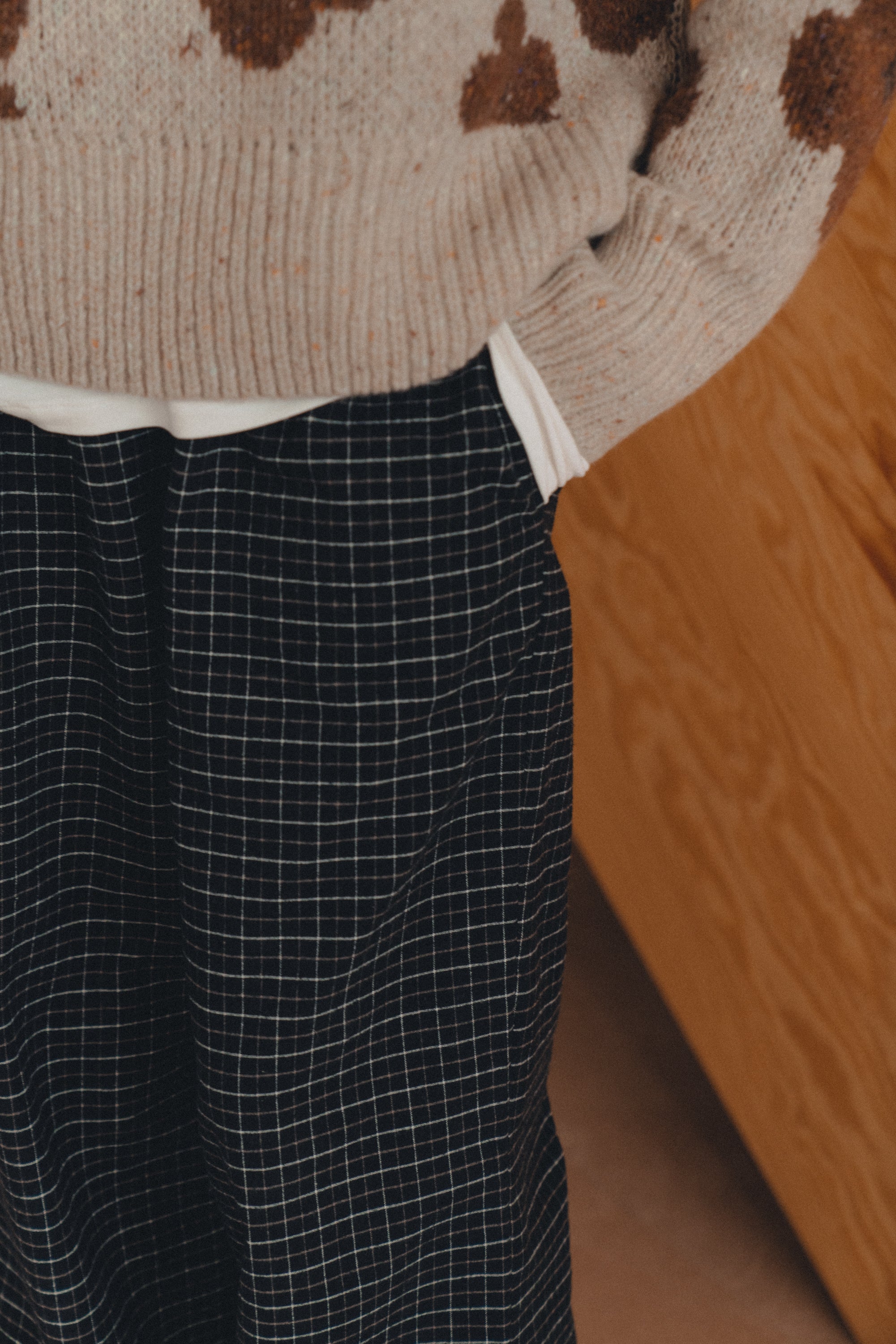 Spodnie Uppsala Black Plaid - 15