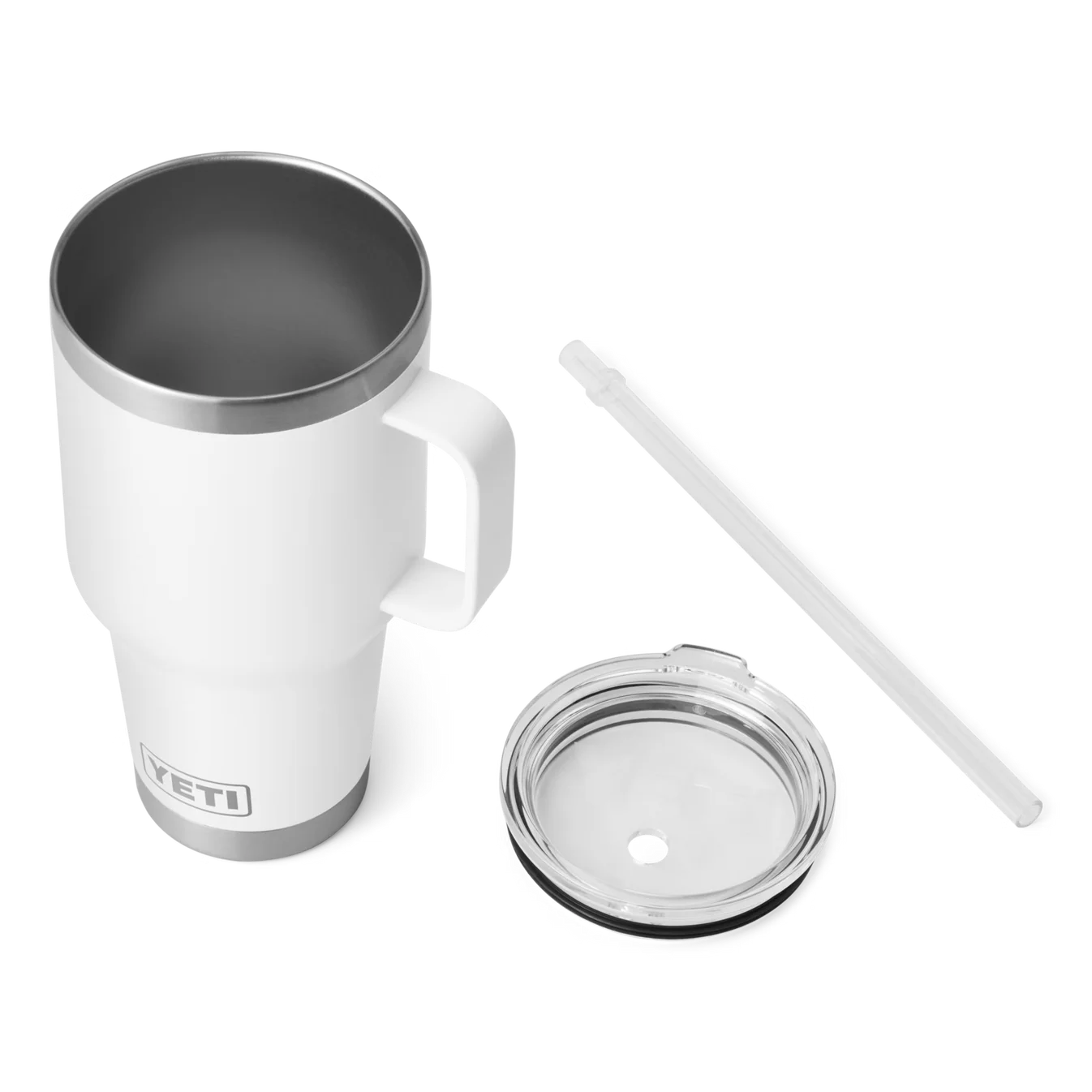 YETI RAMBLER 35 OZ STRAW MUG WHITE - 4