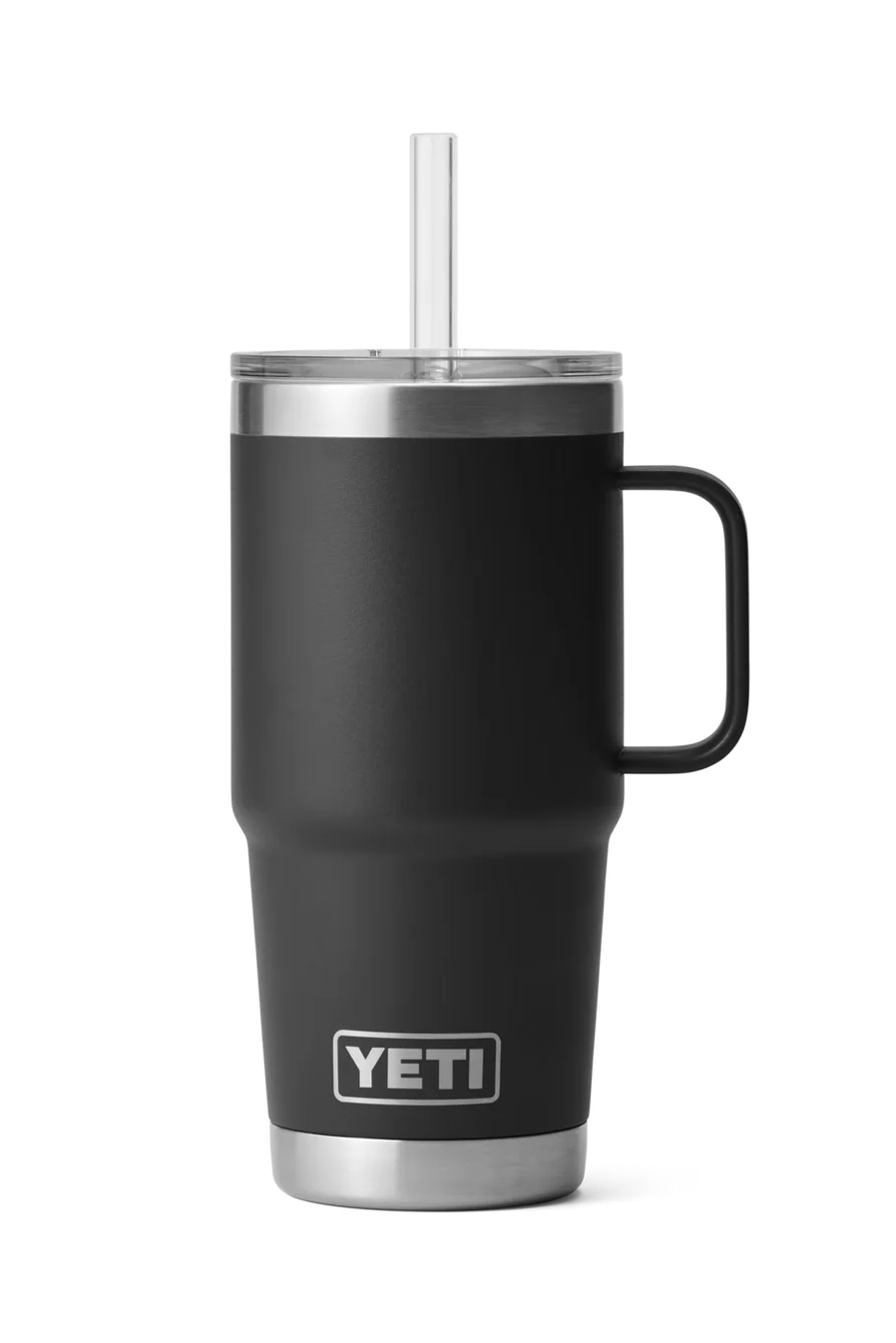 YETI RAMBLER 25 OZ STRAW MUG BLACK