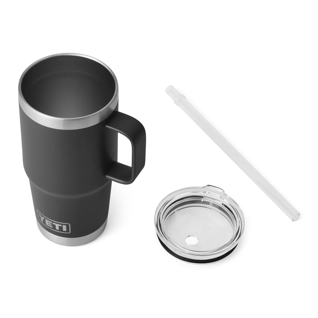 YETI RAMBLER 25 OZ STRAW MUG BLACK - 3